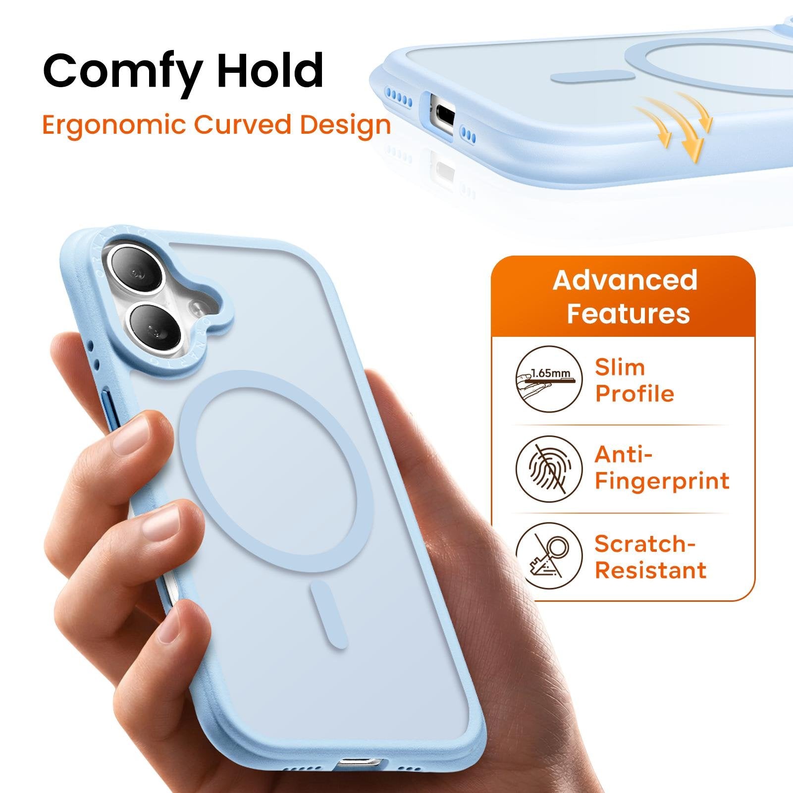 Airbuffer Gecko-Grip Case for iPhone 16 Series