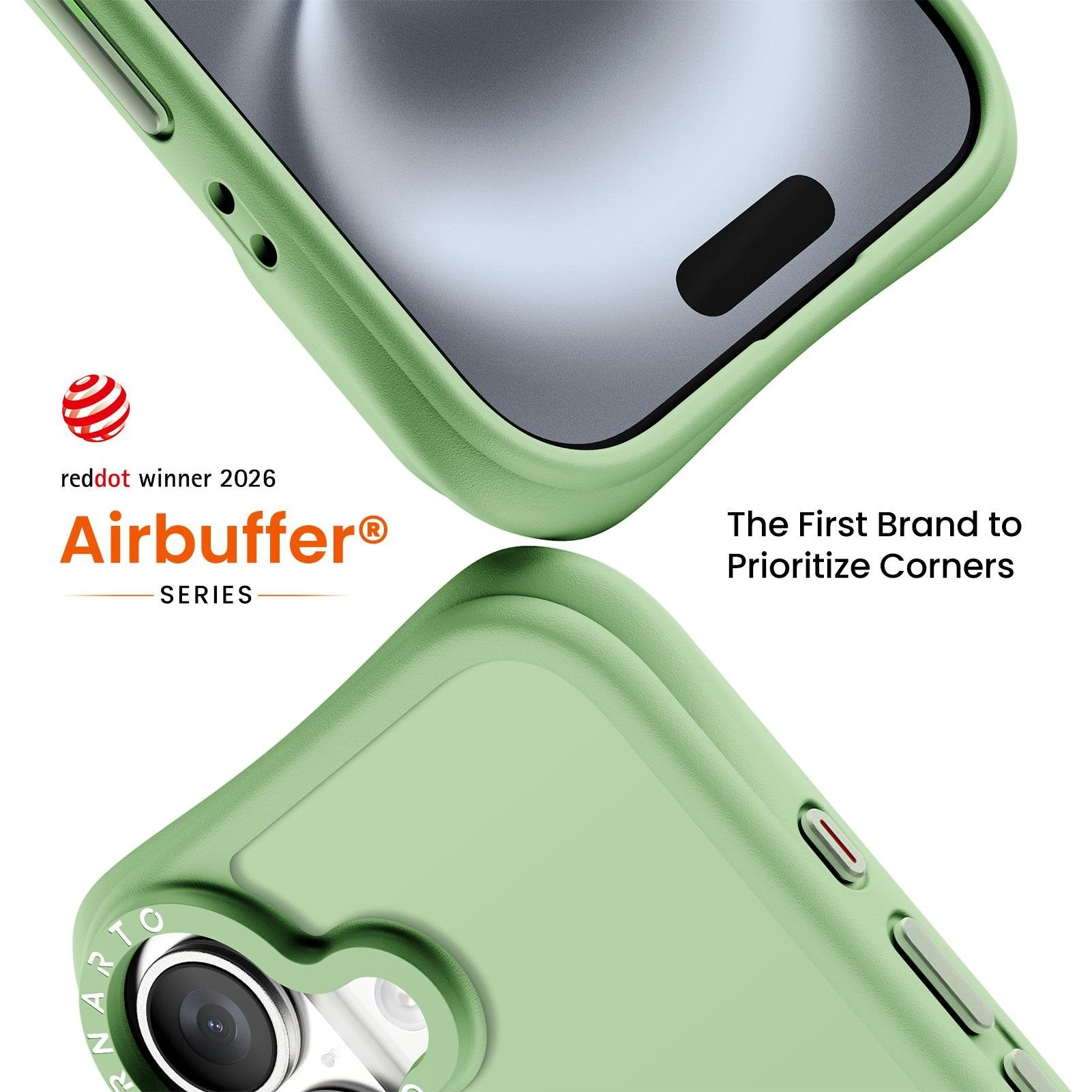 Airbuffer Gecko-Grip Case for iPhone 16 Series