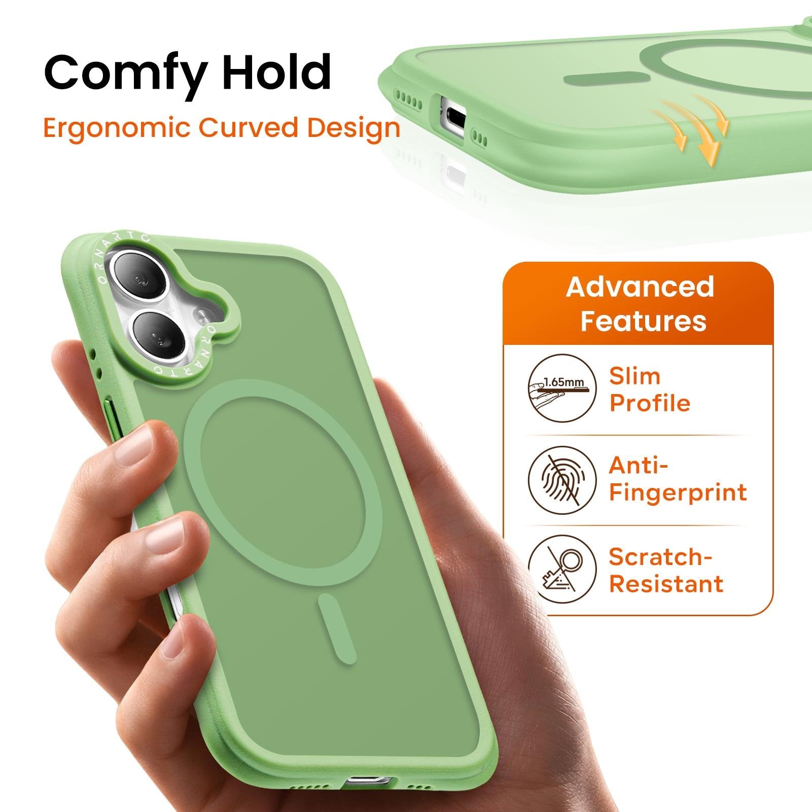 Airbuffer Gecko-Grip Case for iPhone 16 Series