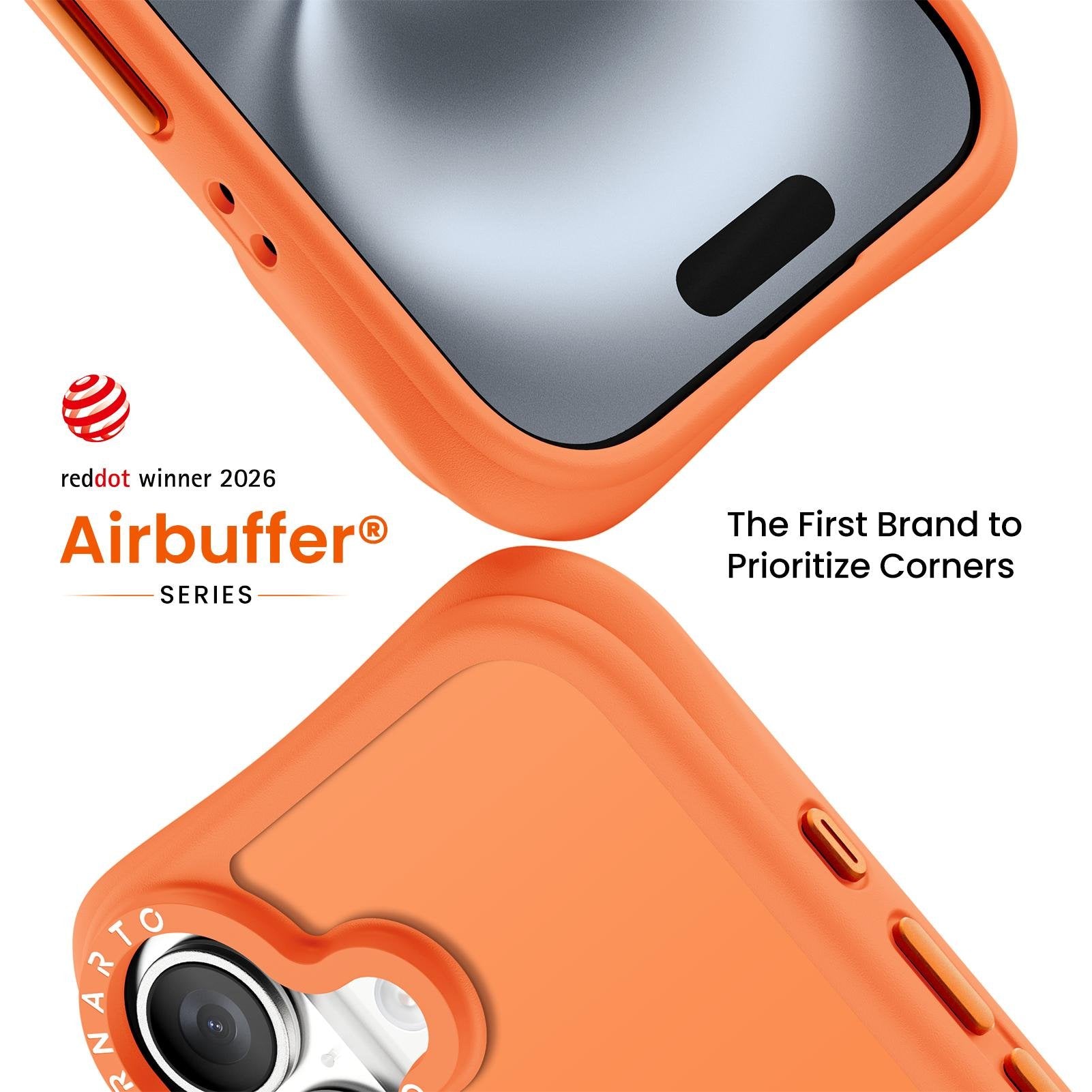 Airbuffer Gecko-Grip Case for iPhone 16 Series
