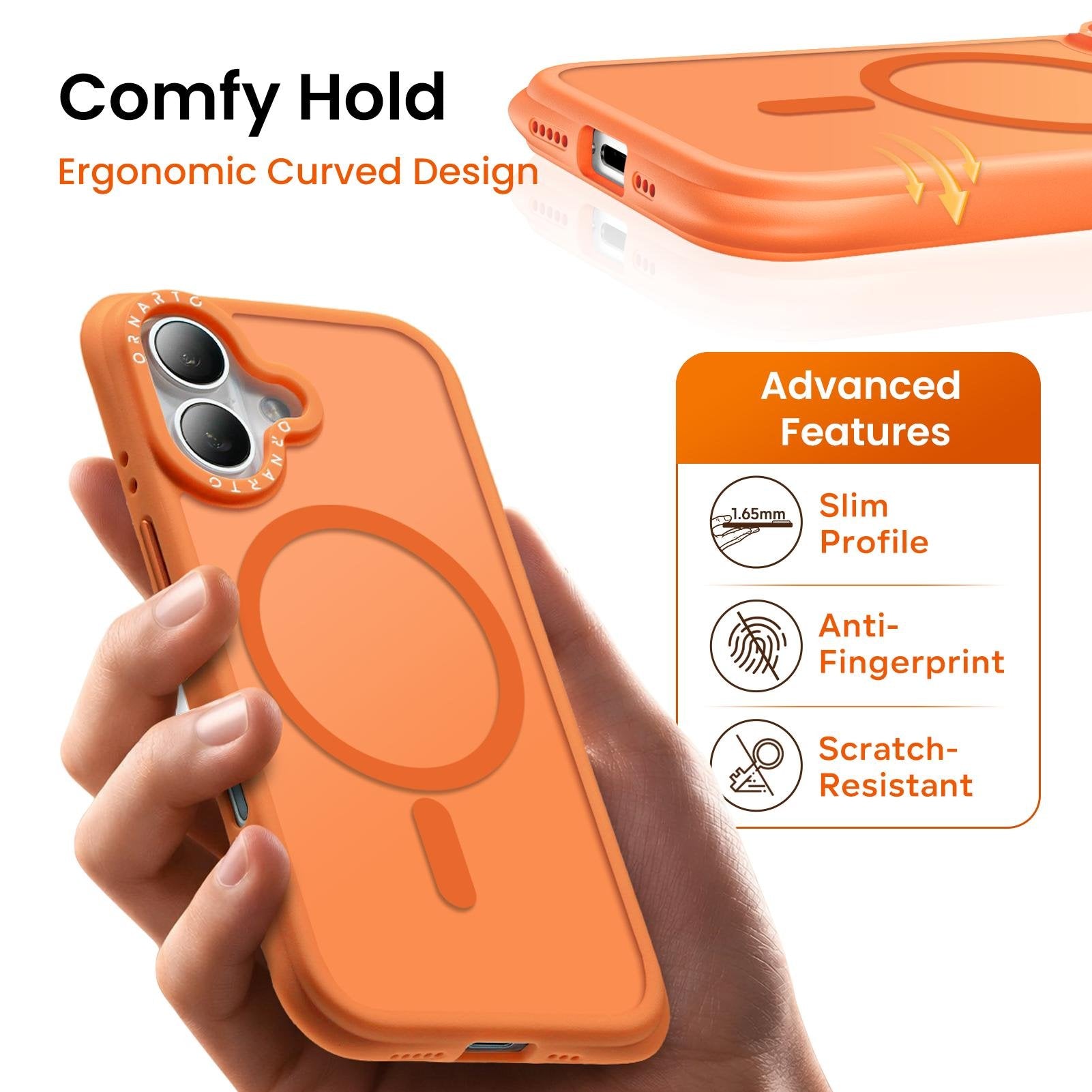 Airbuffer Gecko-Grip Case for iPhone 16 Series