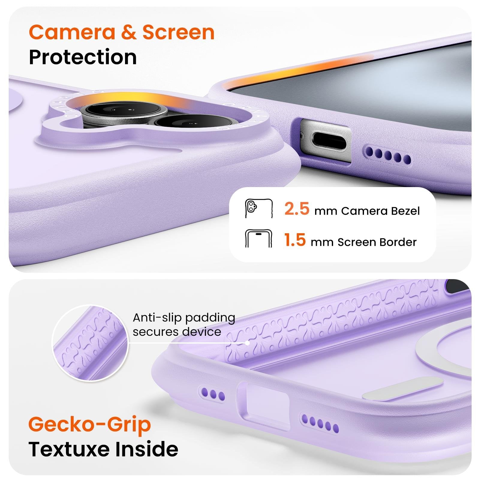 Airbuffer Gecko-Grip Case for iPhone 16 Series