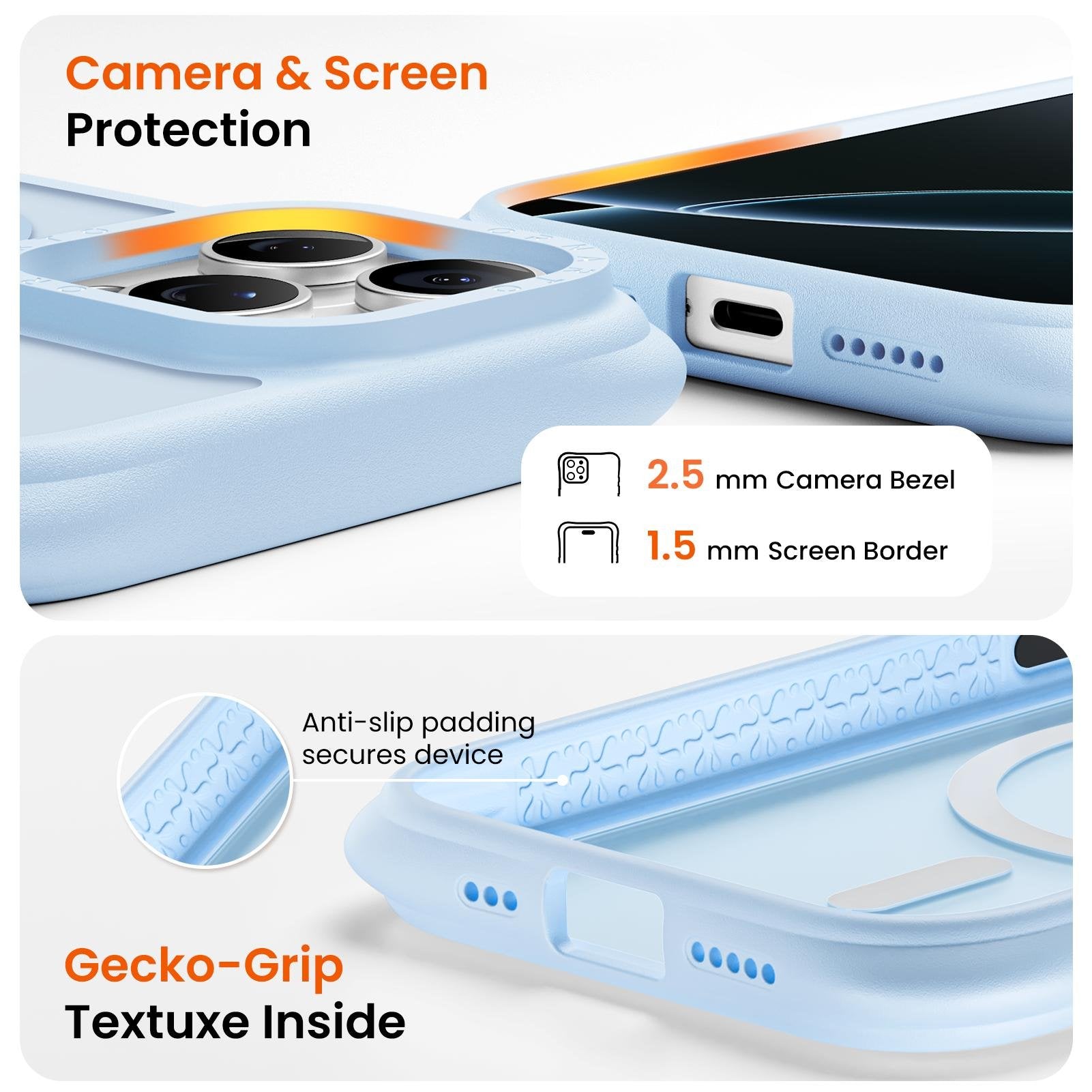 Airbuffer Gecko-Grip Case for iPhone 16 Series