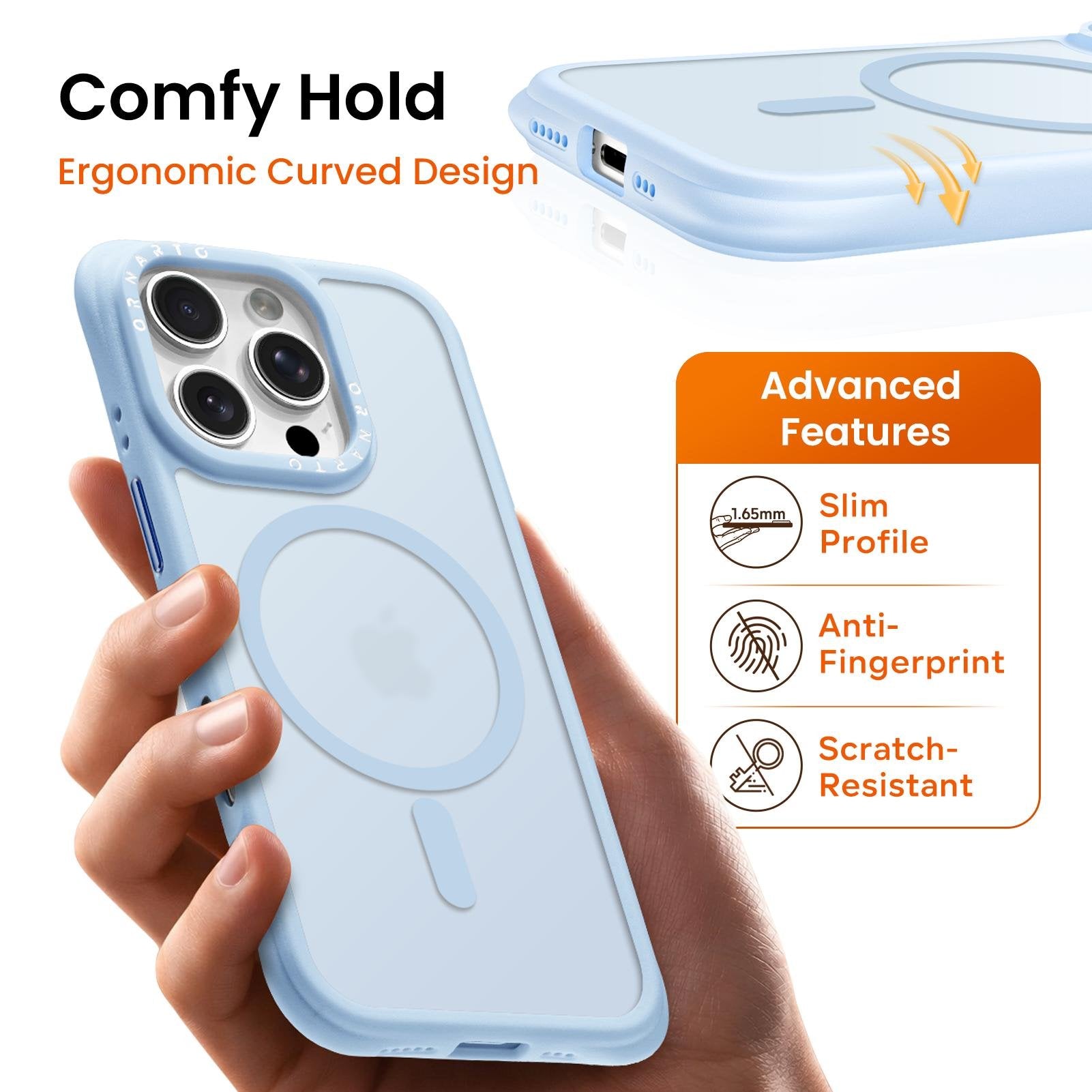 Airbuffer Gecko-Grip Case for iPhone 16 Series