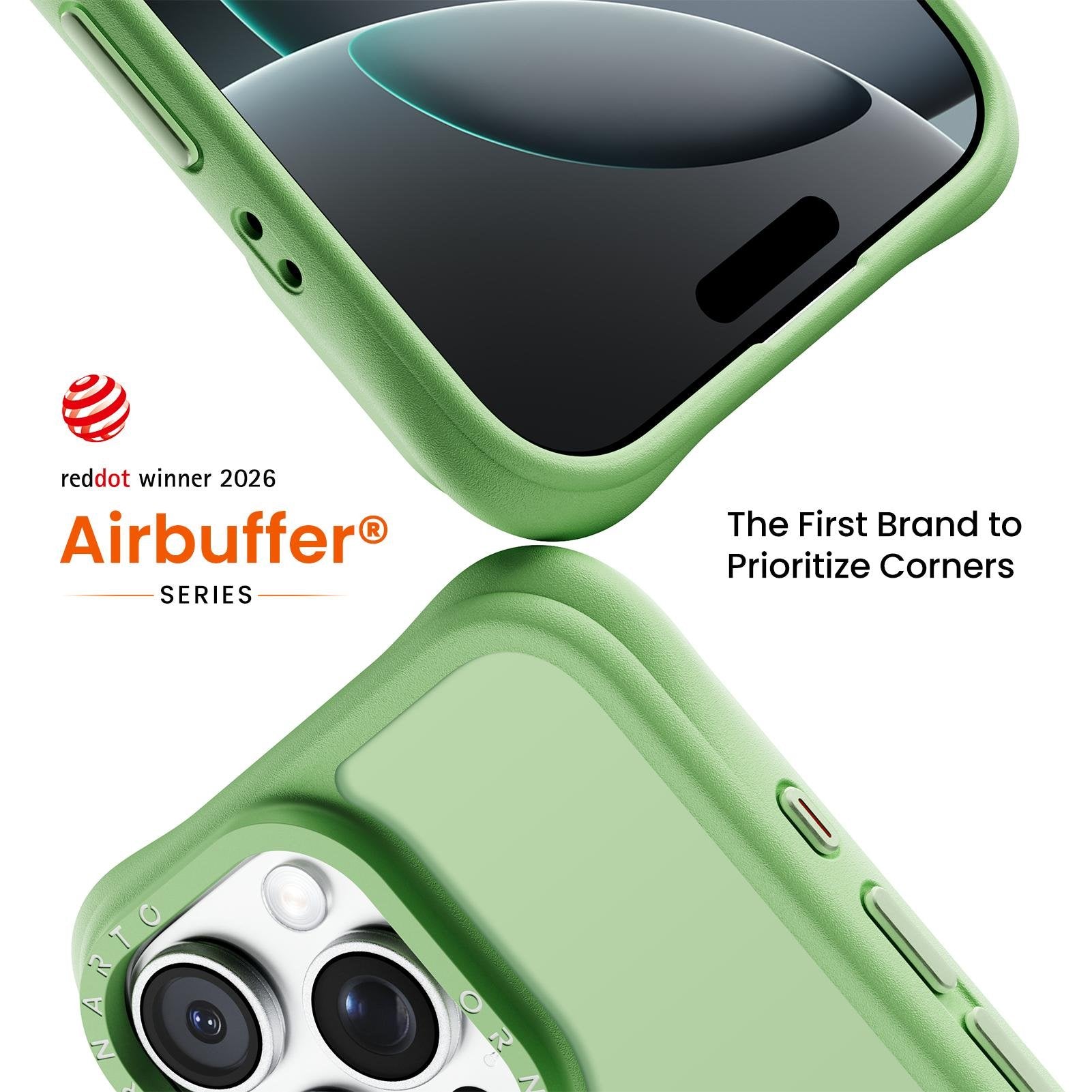 Airbuffer Gecko-Grip Case for iPhone 16 Series