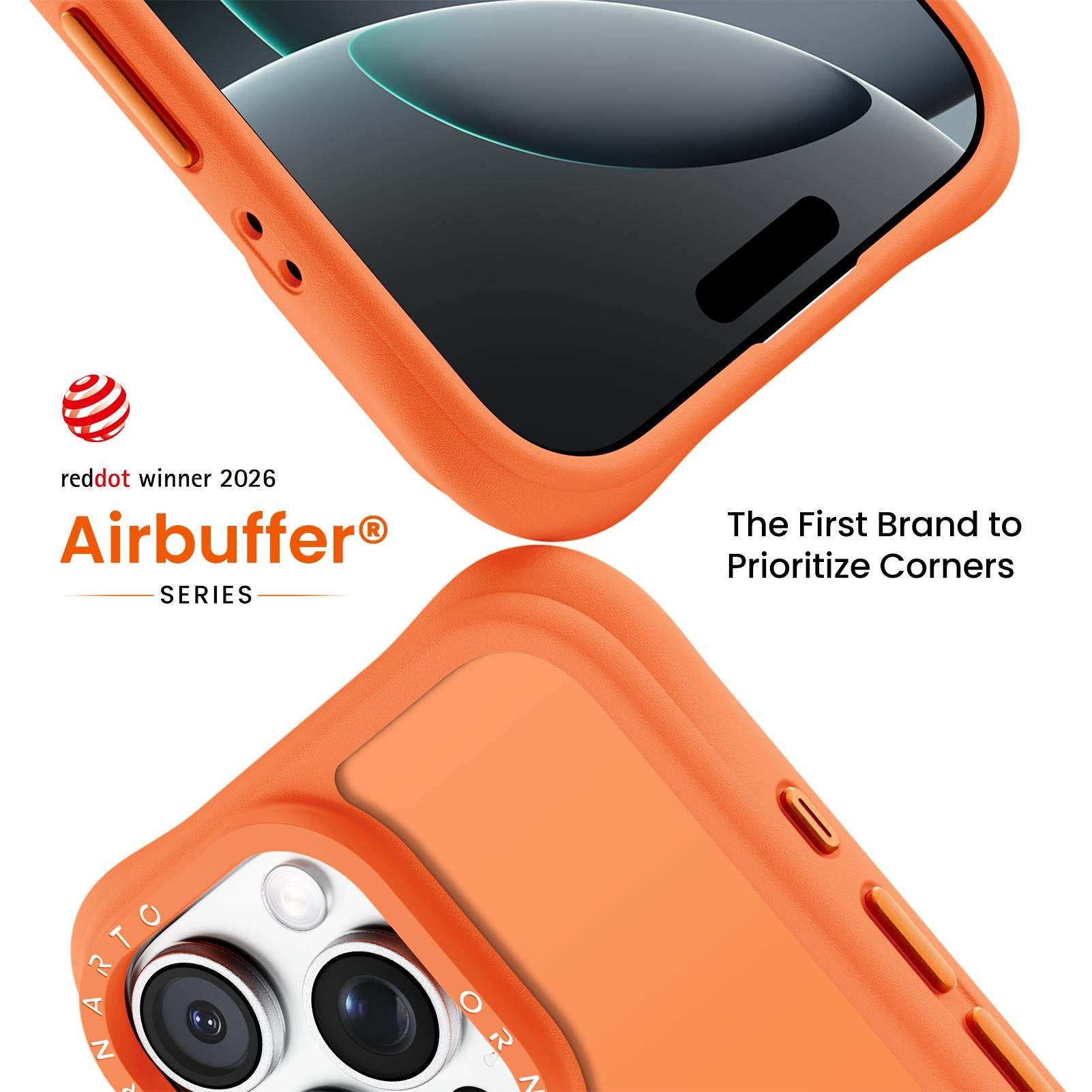 Airbuffer Gecko-Grip Case for iPhone 16 Series