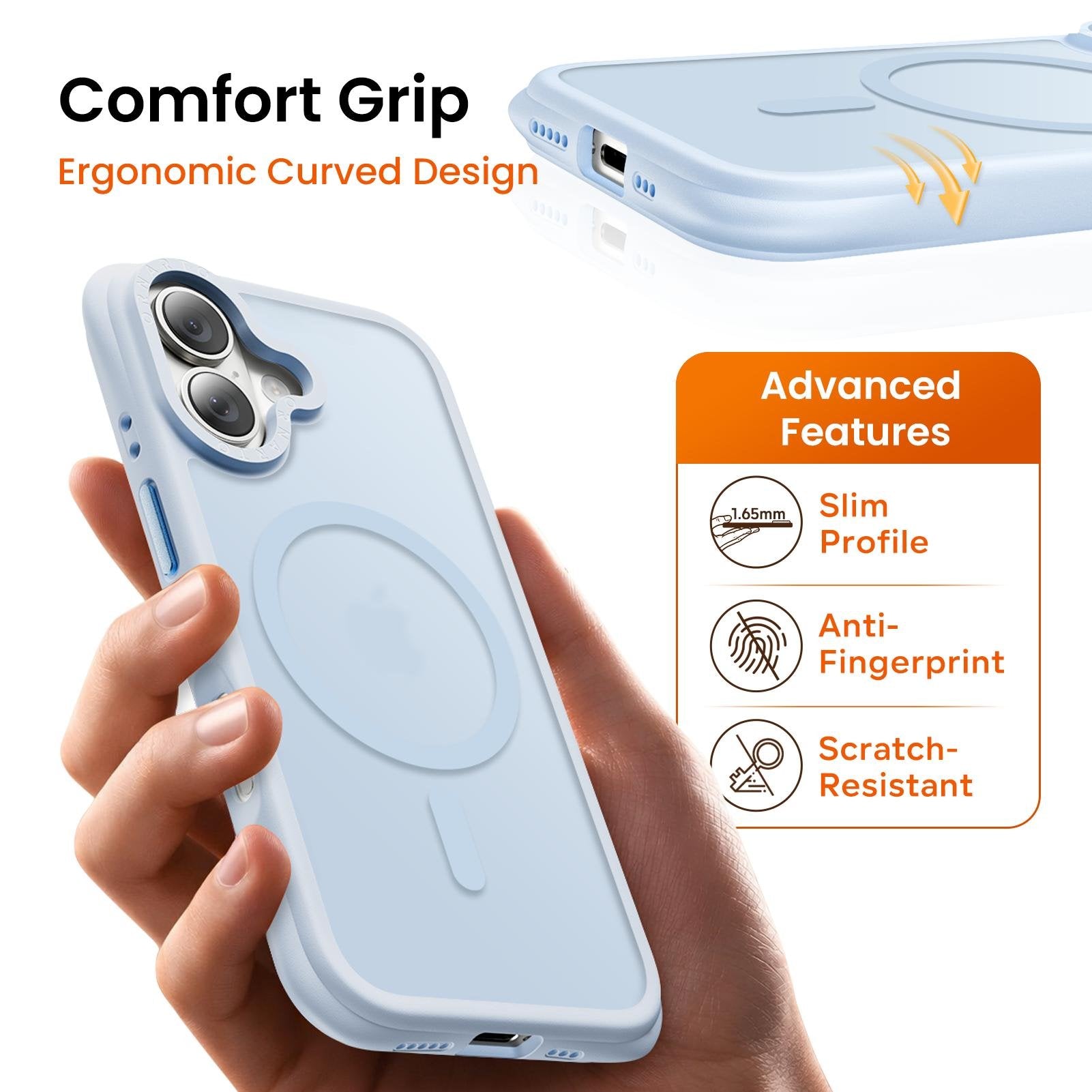 Airbuffer Gecko-Grip Case für iPhone 17 Serie