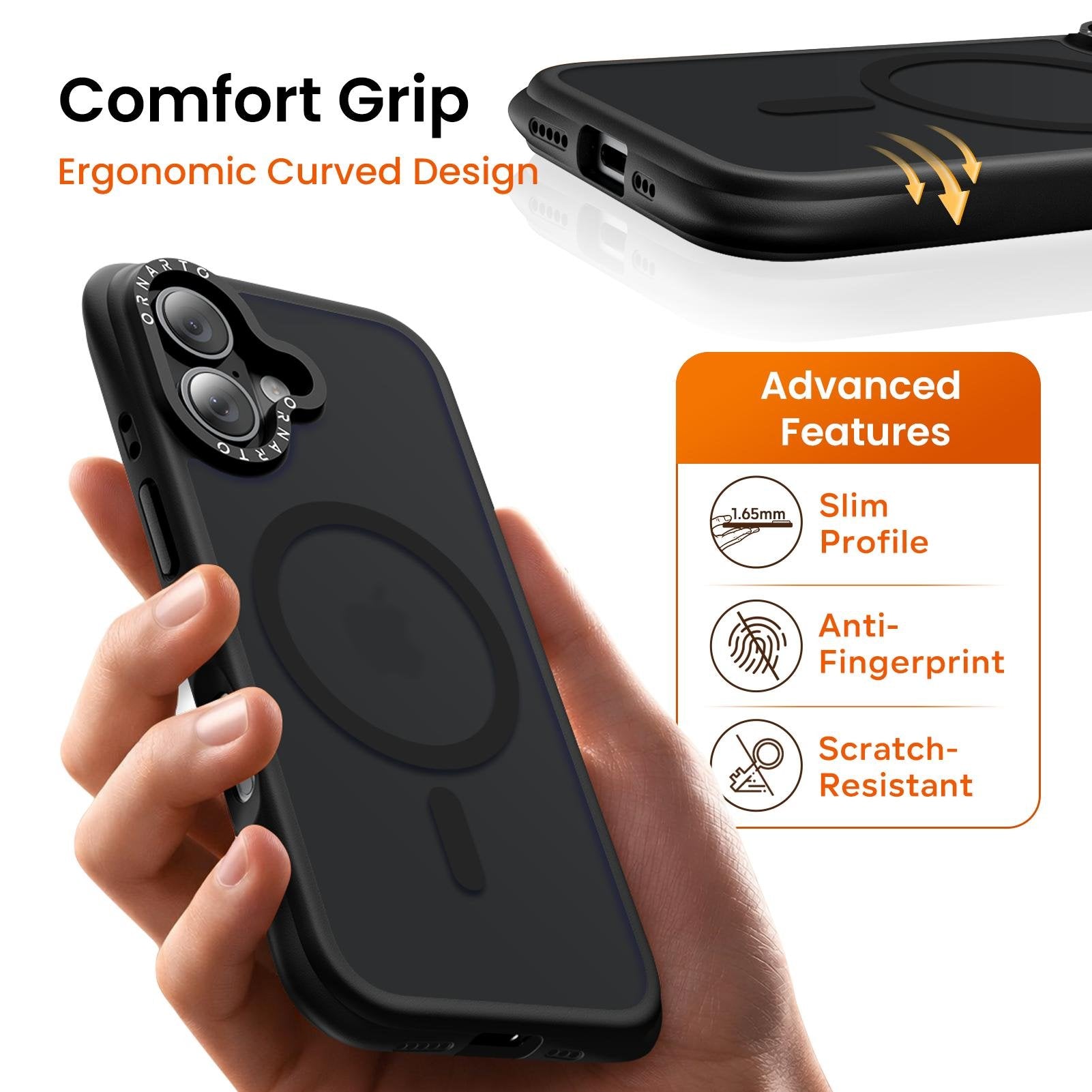 Airbuffer Gecko-Grip Case für iPhone 17 Serie