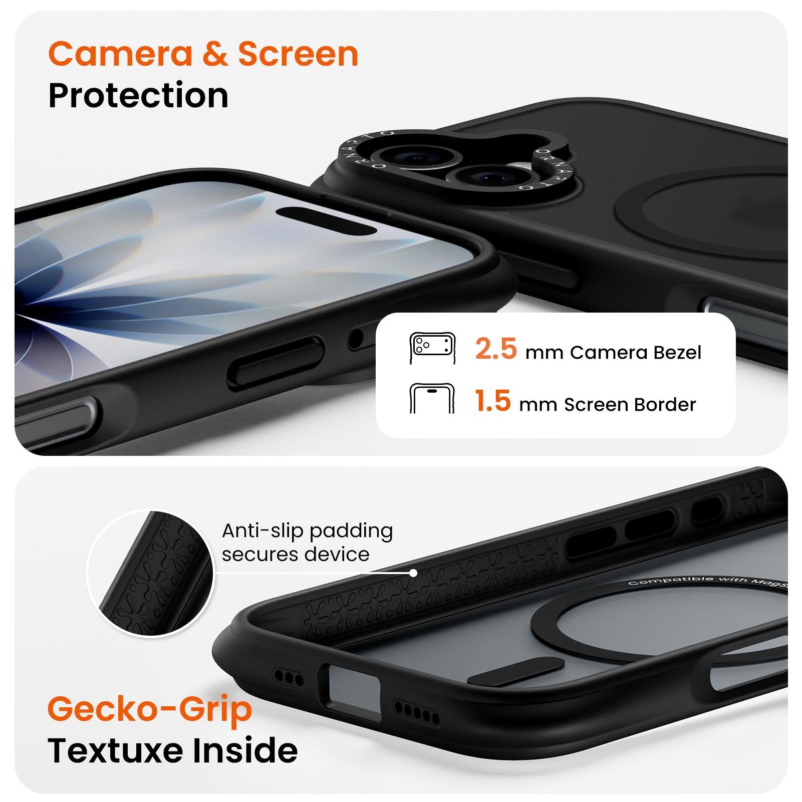 Airbuffer Gecko-Grip Case für iPhone 17 Serie