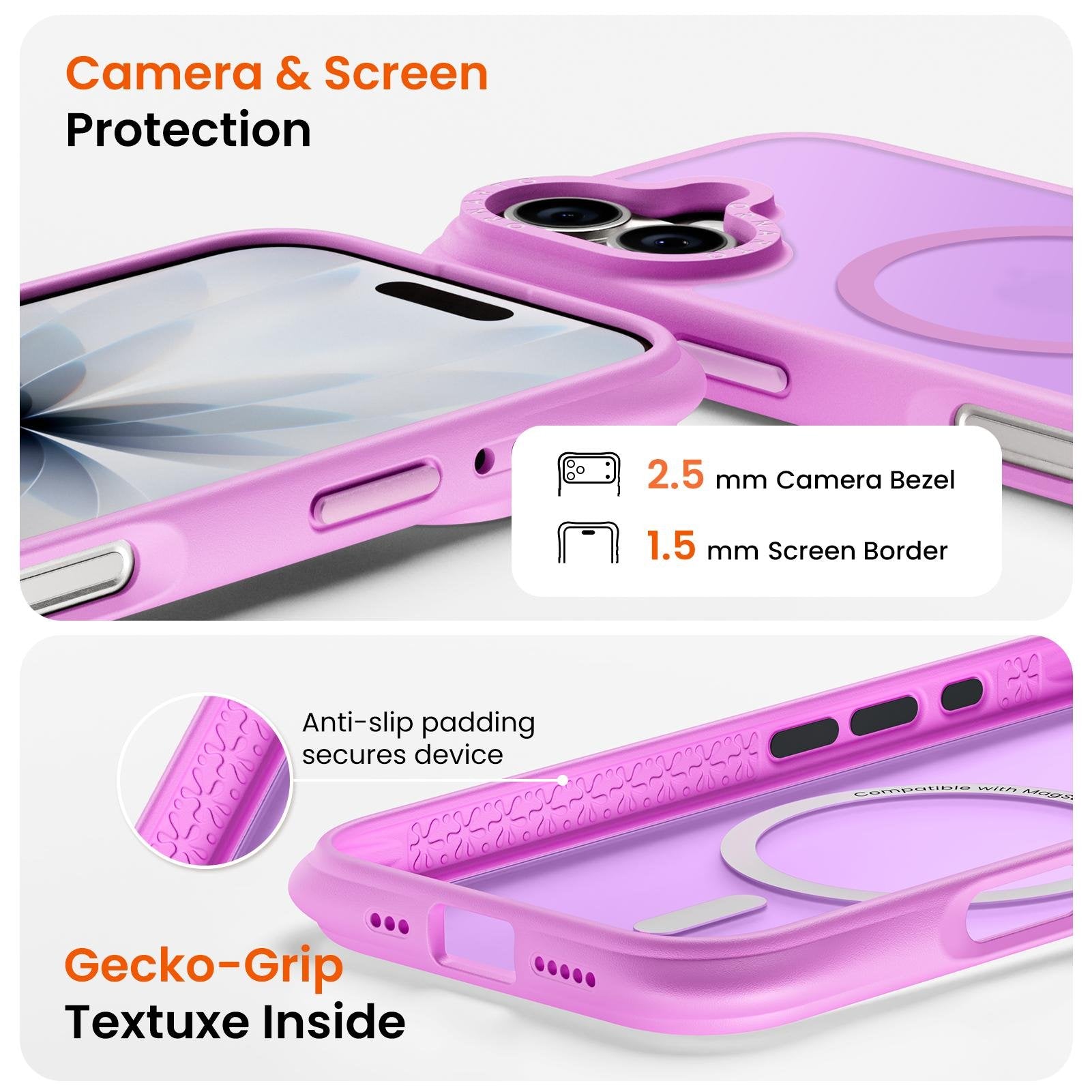 Airbuffer Gecko-Grip Case für iPhone 17 Serie