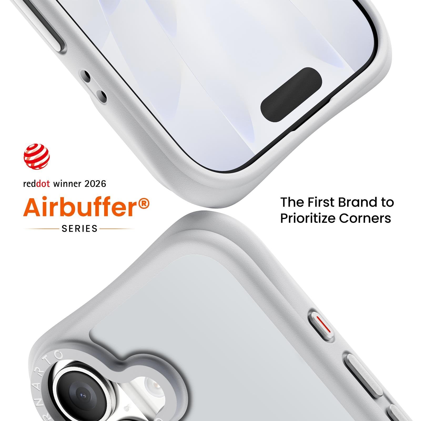 Airbuffer Gecko-Grip Case für iPhone 17 Serie