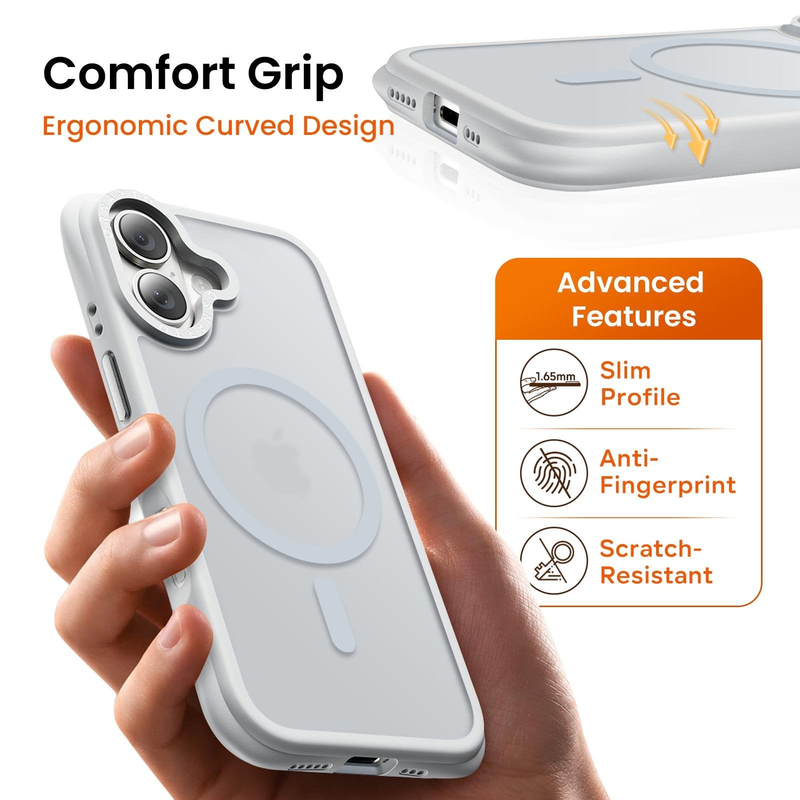 Airbuffer Gecko-Grip Case für iPhone 17 Serie