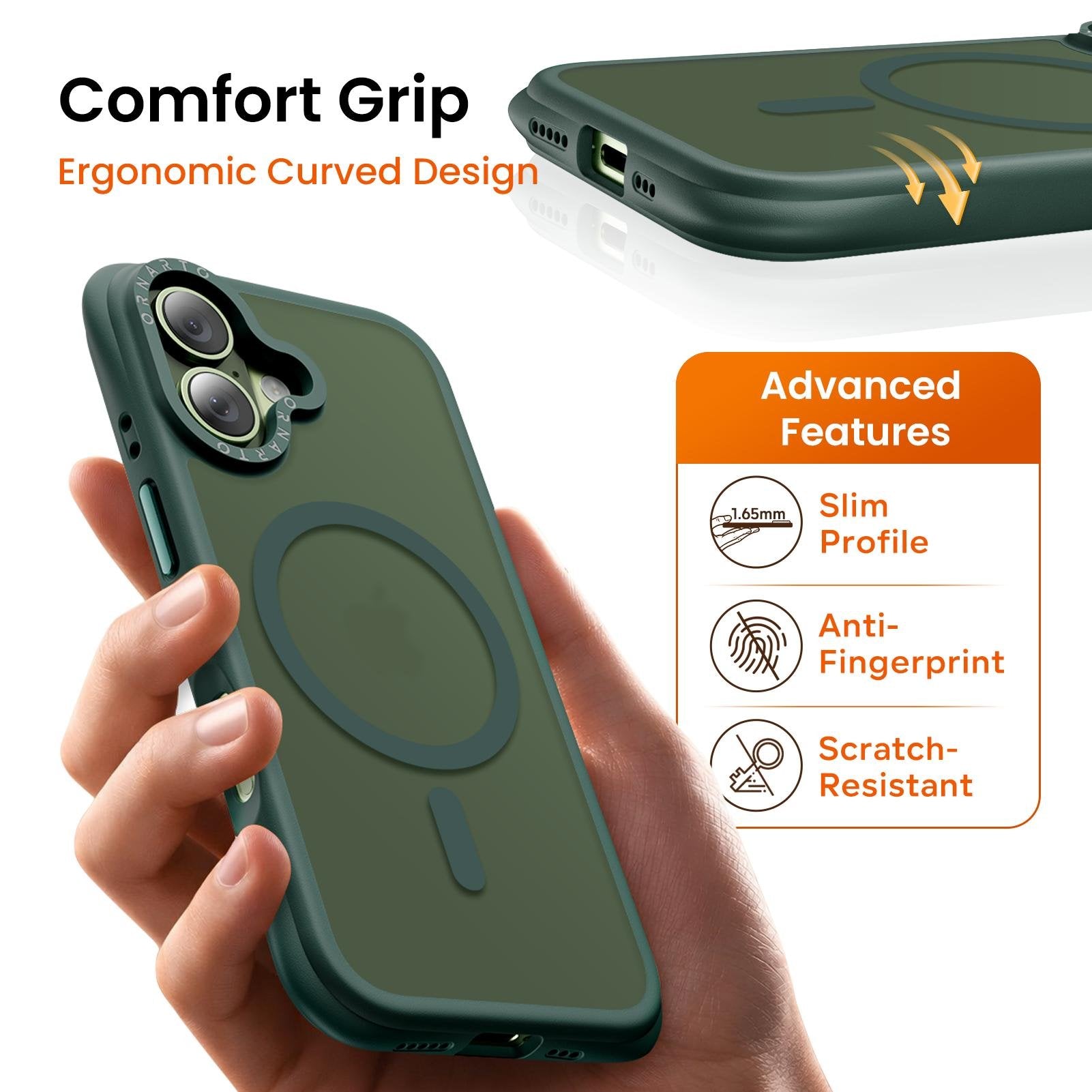 Airbuffer Gecko-Grip Case für iPhone 17 Serie