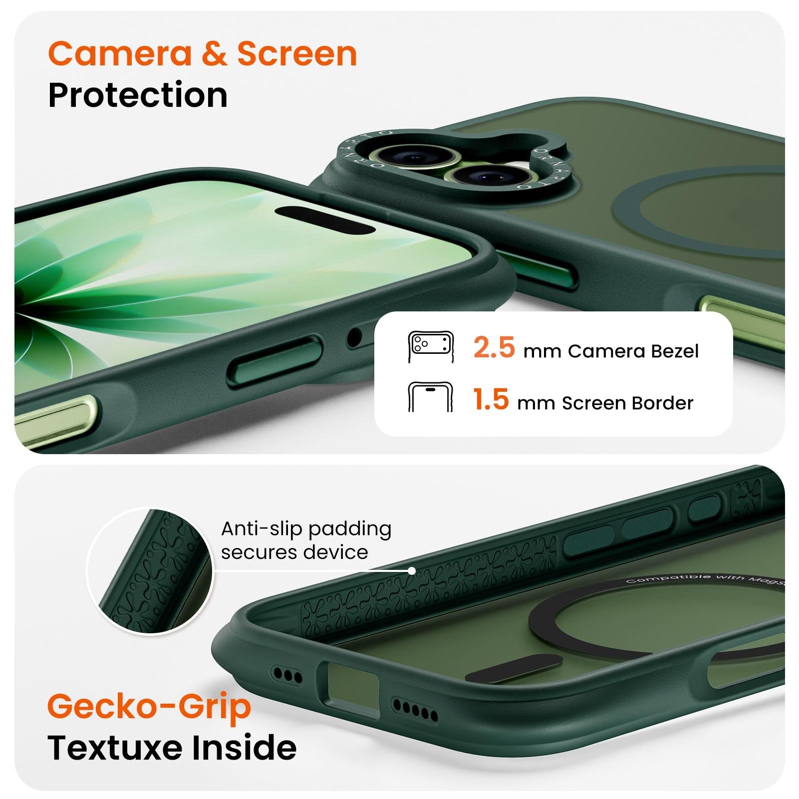 Airbuffer Gecko-Grip Case für iPhone 17 Serie