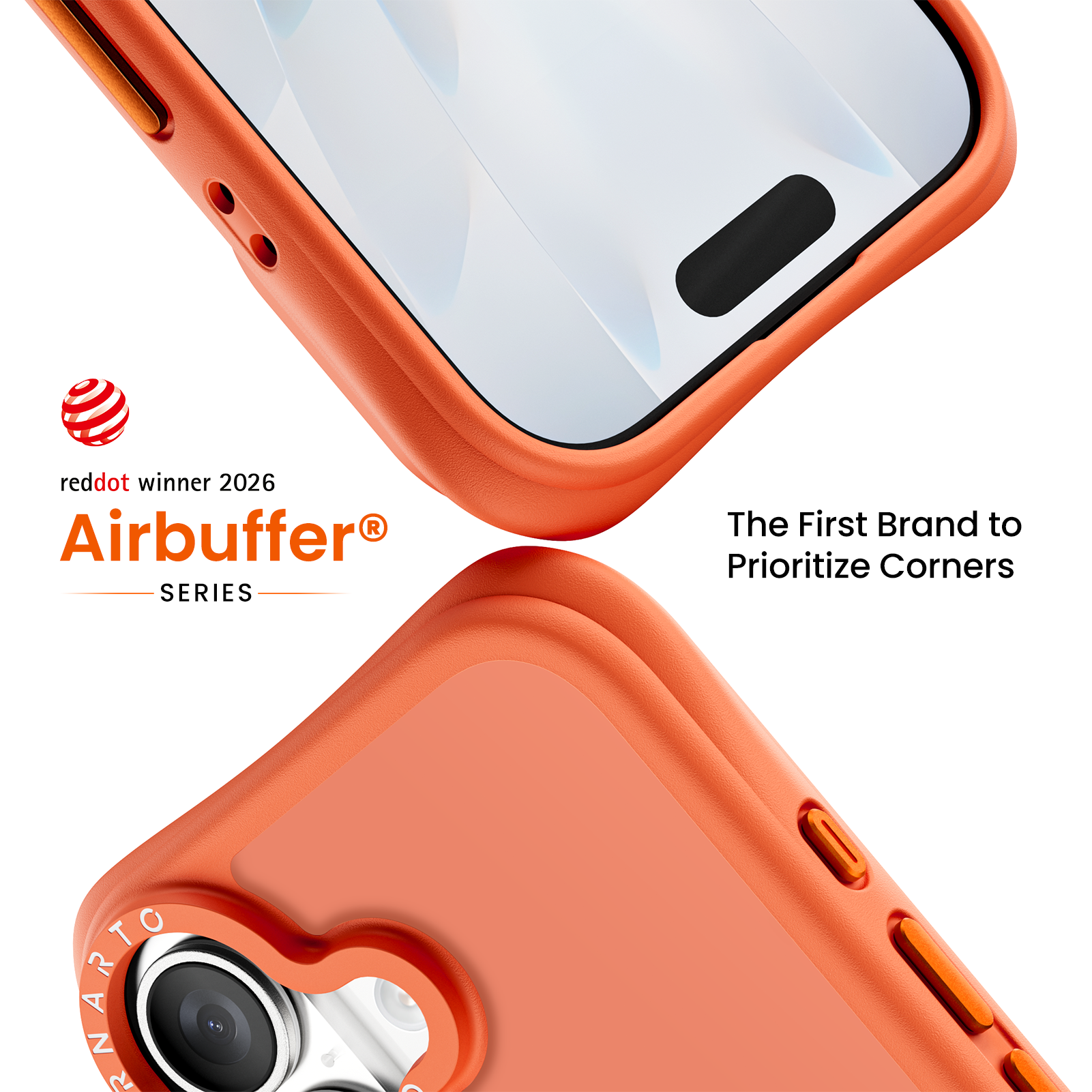 Airbuffer Gecko-Grip Case für iPhone 17 Serie
