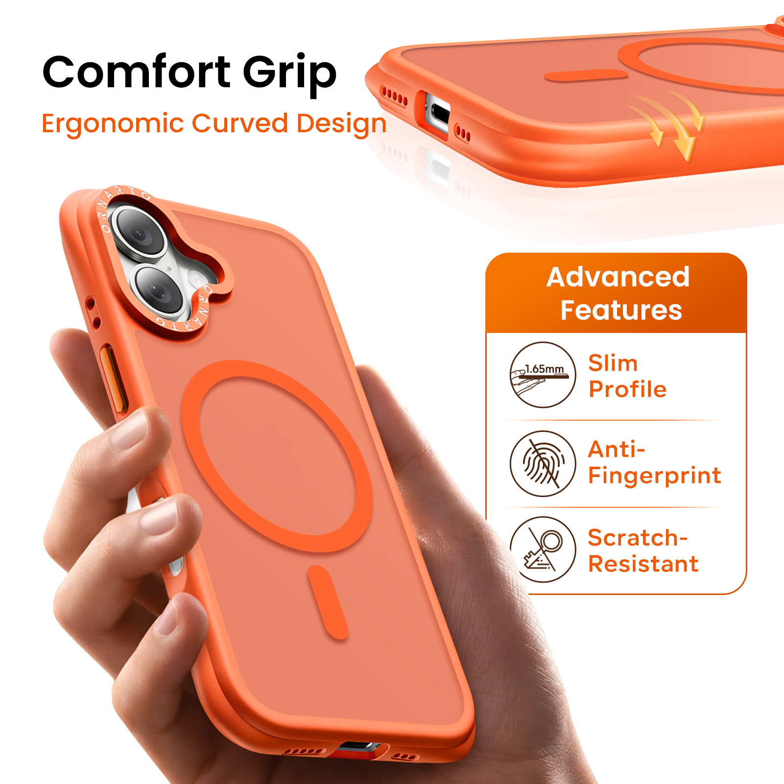 Airbuffer Gecko-Grip Case für iPhone 17 Serie