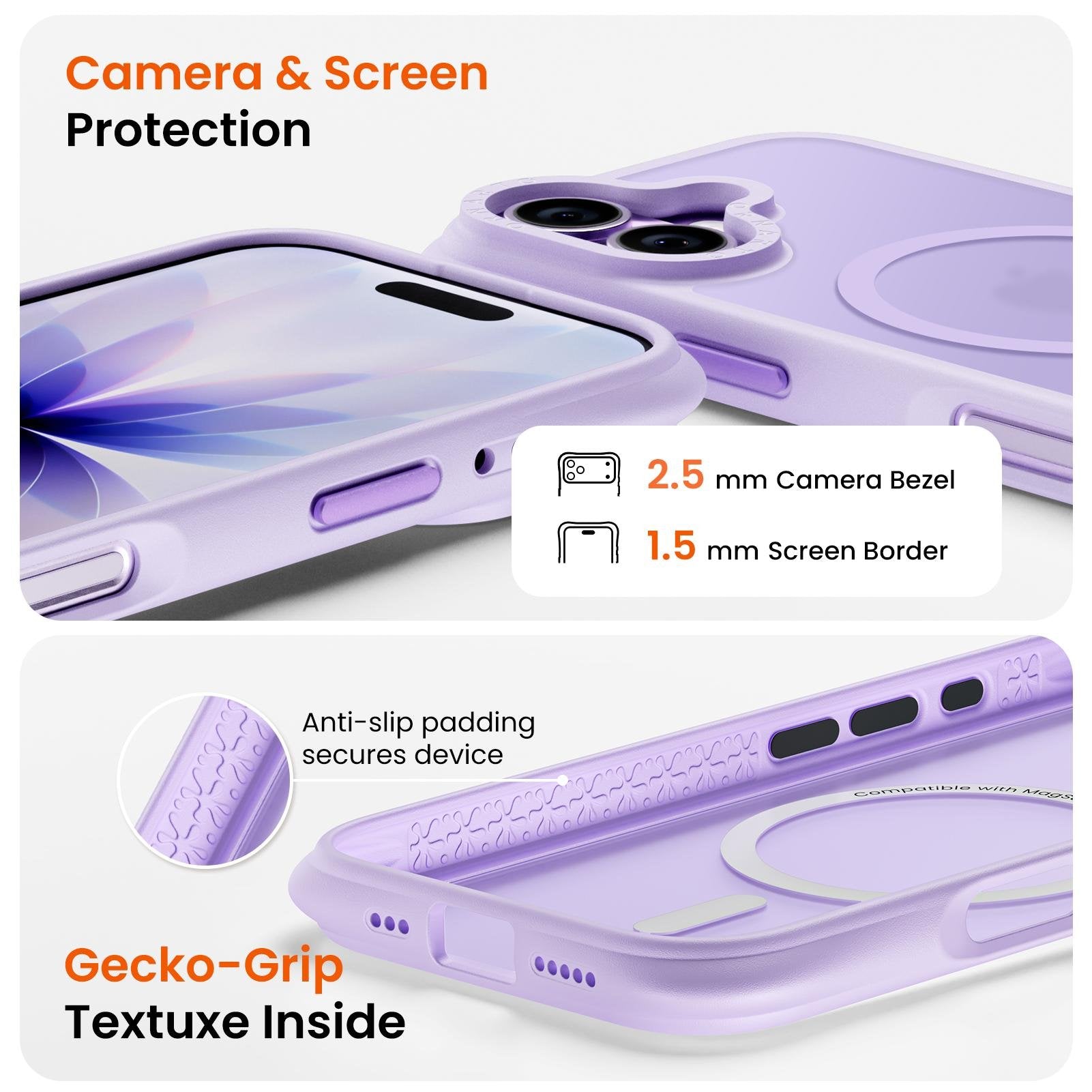 Airbuffer Gecko-Grip Case für iPhone 17 Serie