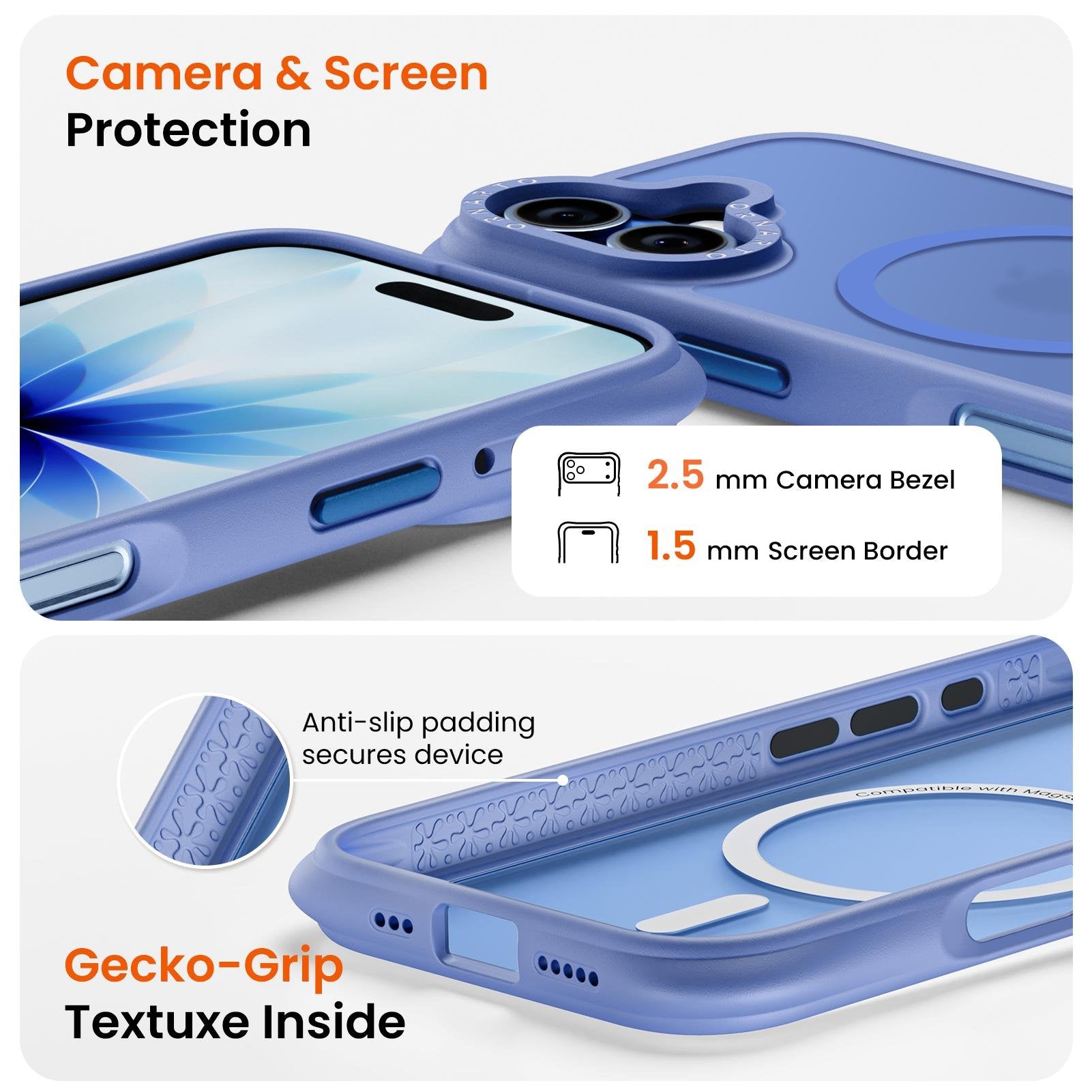 Airbuffer Gecko-Grip Case für iPhone 17 Serie