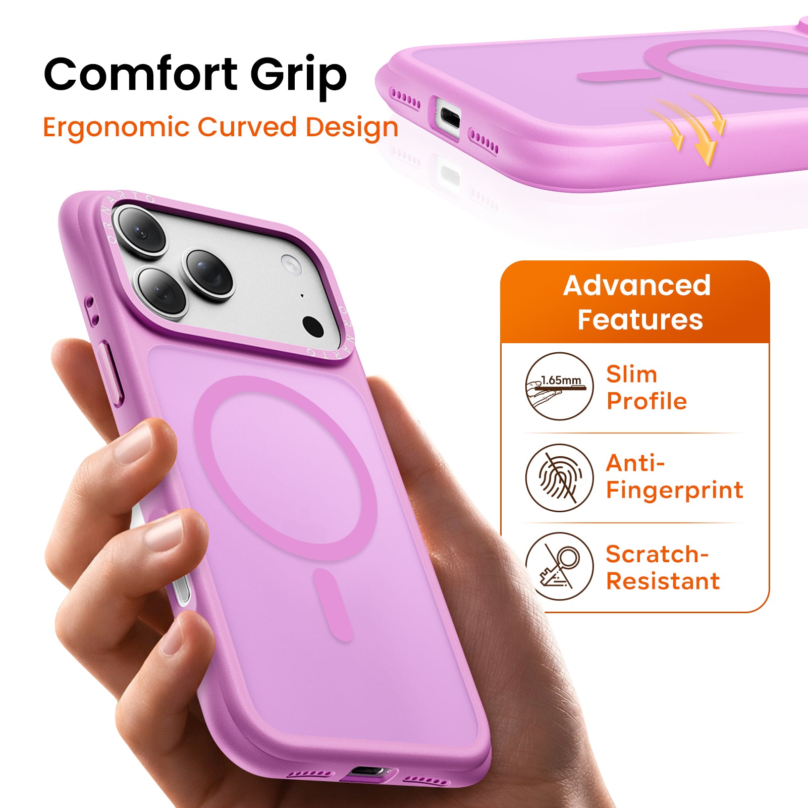 Airbuffer Gecko-Grip Case für iPhone 17 Serie