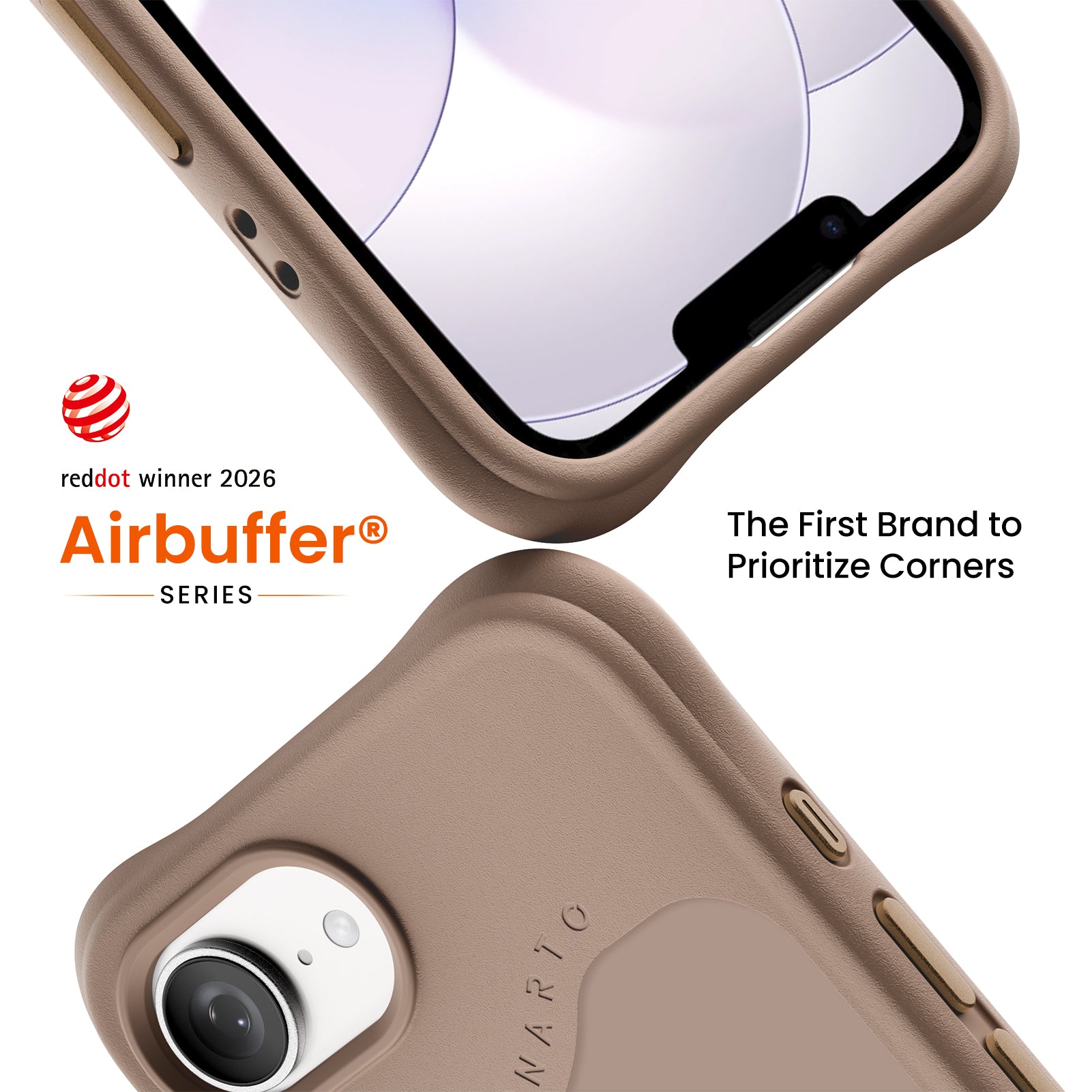 Airbuffer Gecko-Grip Case for iPhone 16e | 17e