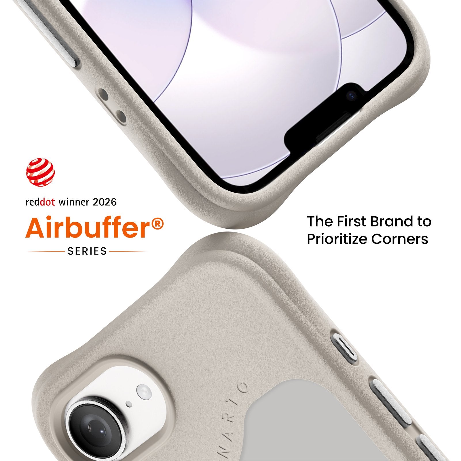 Airbuffer Gecko-Grip Case for iPhone 16e | 17e