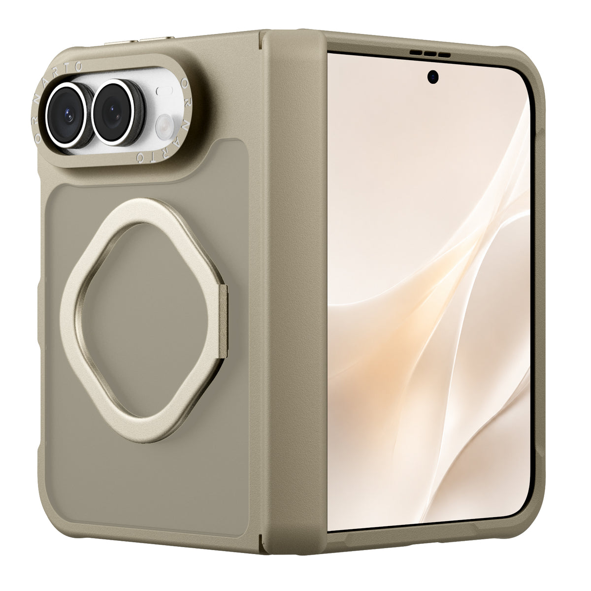 Airbuffer Gecko-Grip Kickstand Case for iPhone Duo