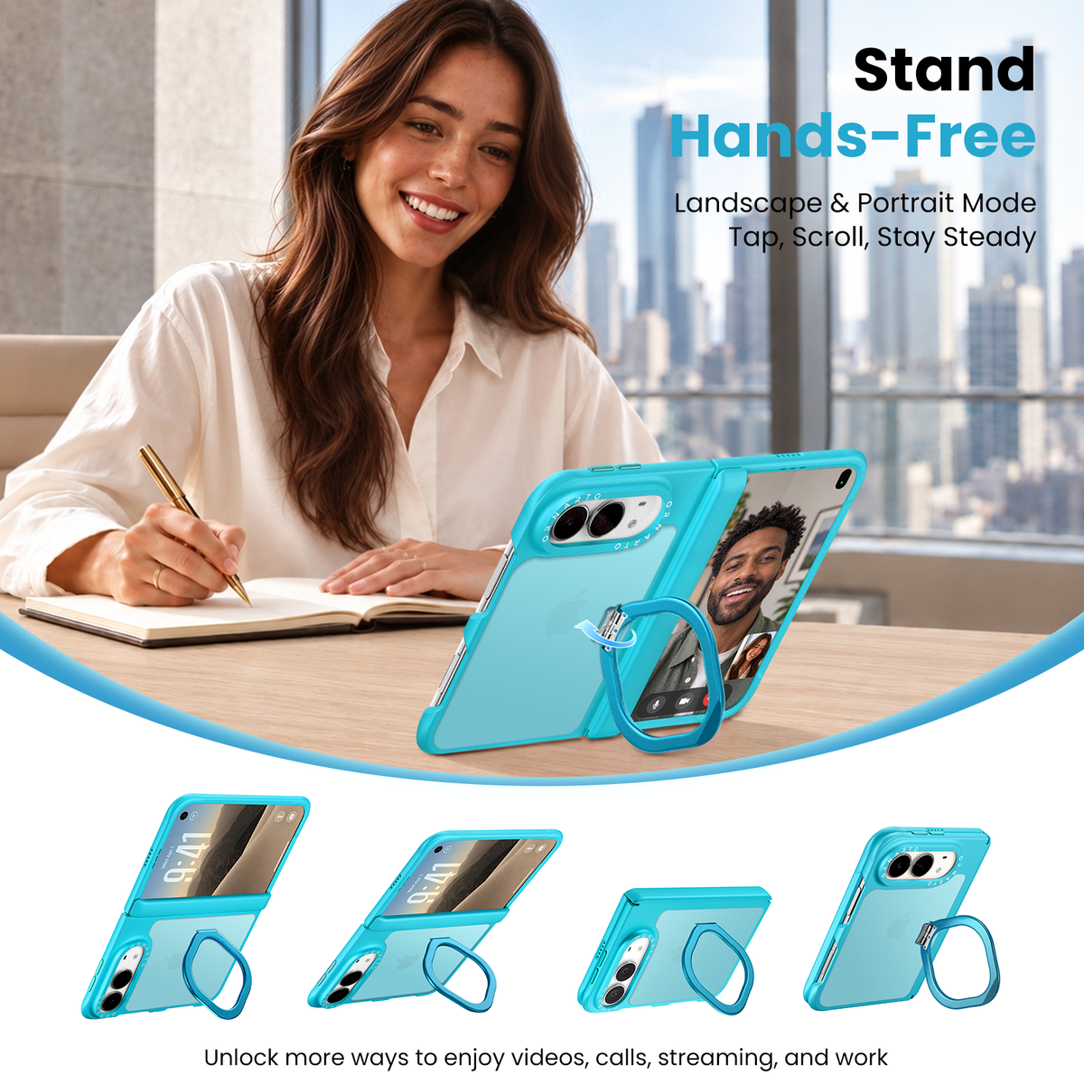 Airbuffer Kickstand Case for iPhone Duo