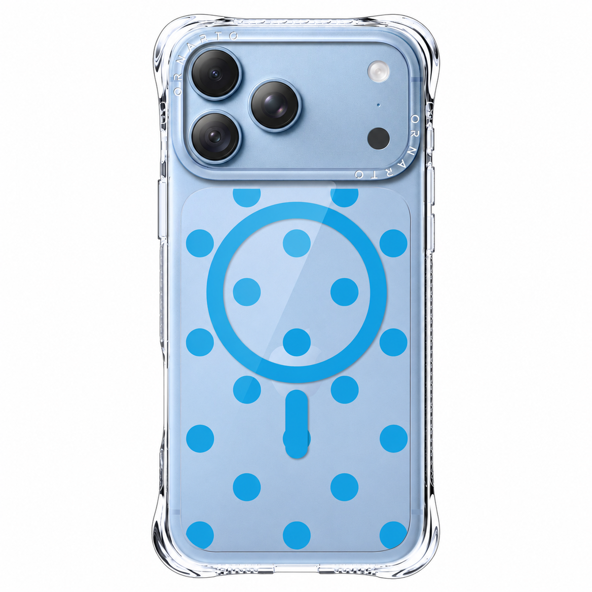 Airbuffer Polka Dot Clear Case for iPhone 18 Series