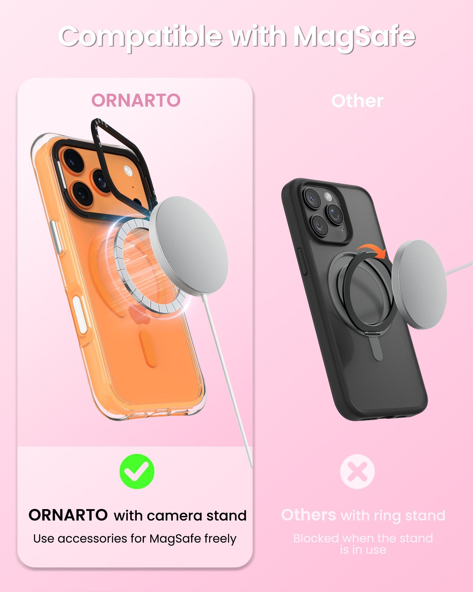 Diamond Air Hülle mit Kameraständer für iPhone 17 Pro | Pro Max