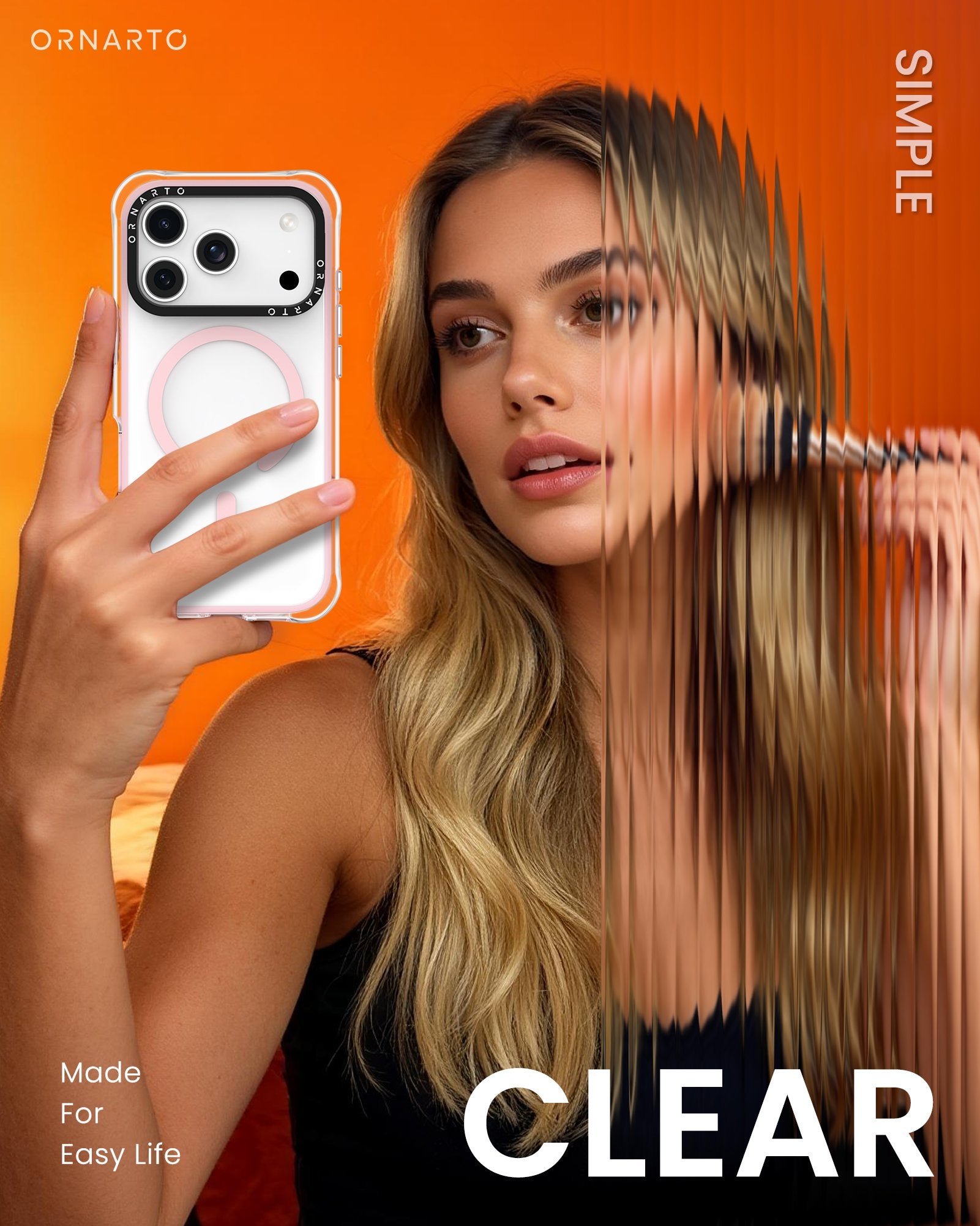 Diamond Air Hülle mit Kameraständer für iPhone 17 Pro | Pro Max