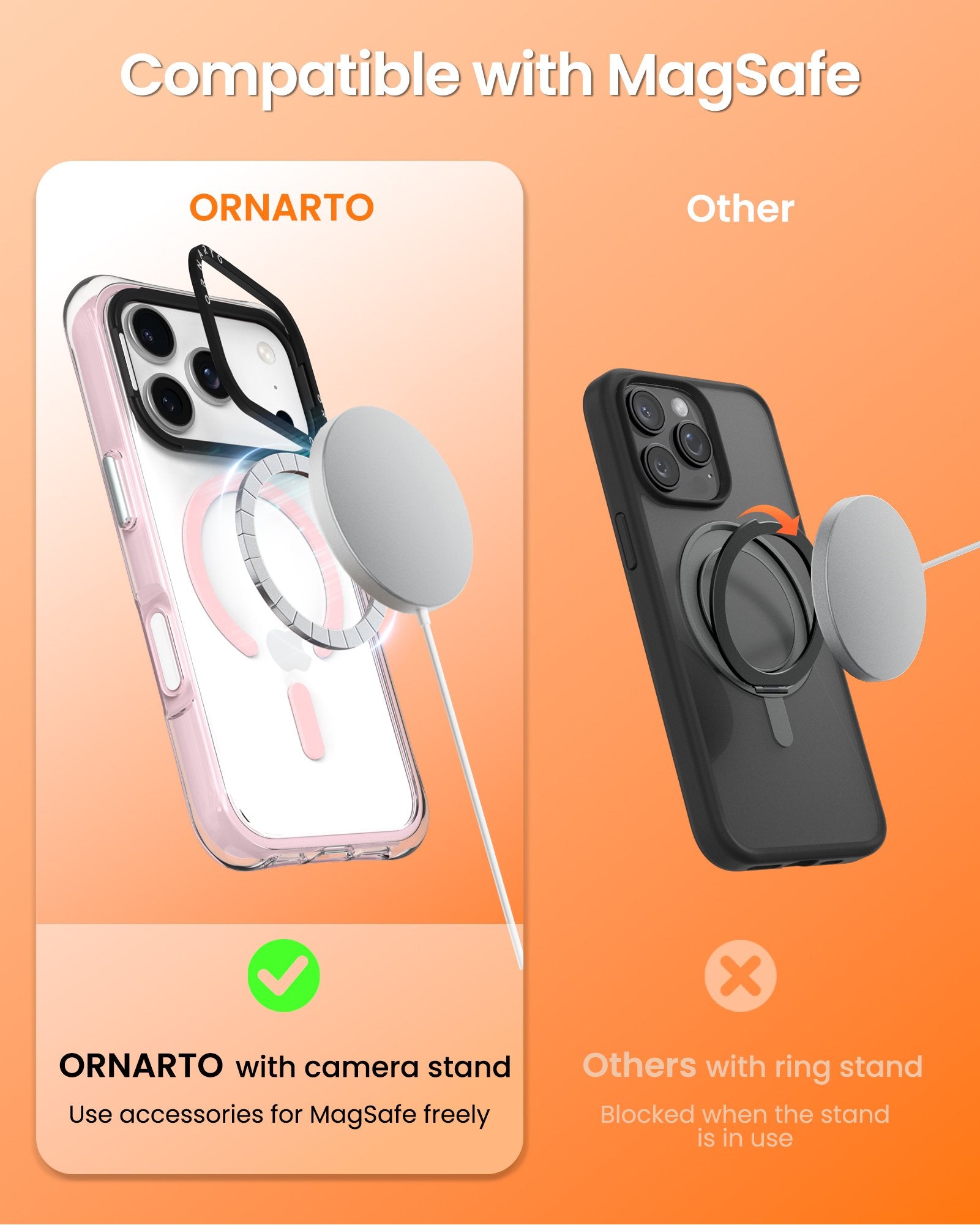 Diamond Air Hülle mit Kameraständer für iPhone 17 Pro | Pro Max