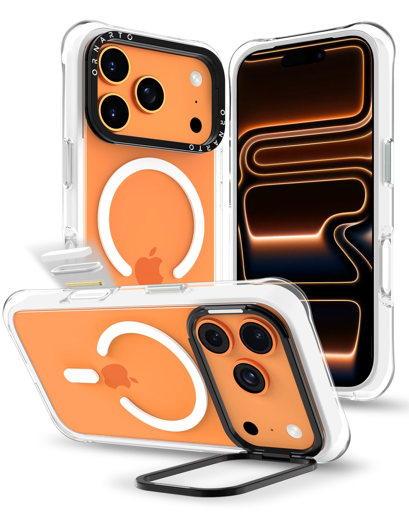 Diamond Air Hülle mit Kameraständer für iPhone 17 Pro | Pro Max