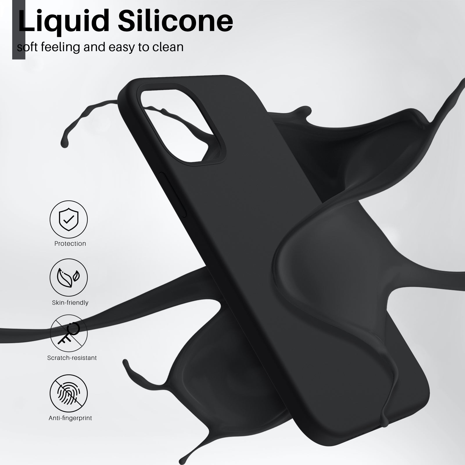 Liquid Silicone Case for iPhone 12 Series