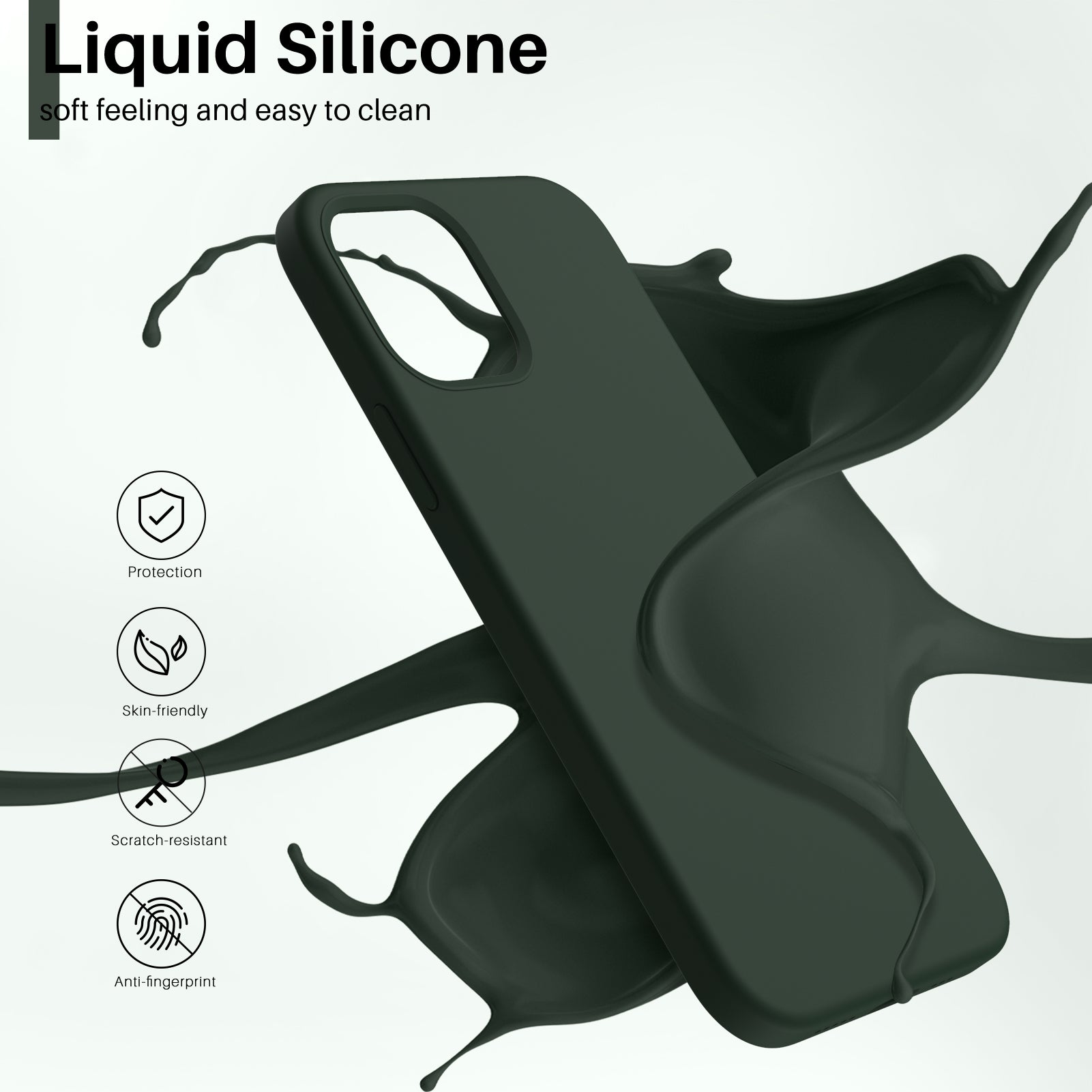 Liquid Silicone Case for iPhone 12 Series