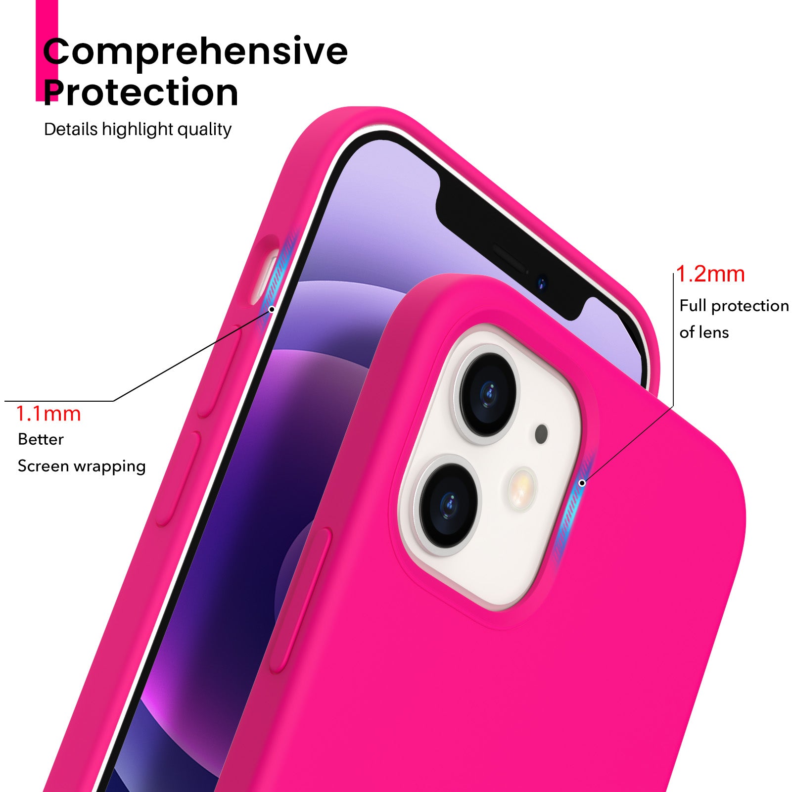 Liquid Silicone Case for iPhone 12 Series