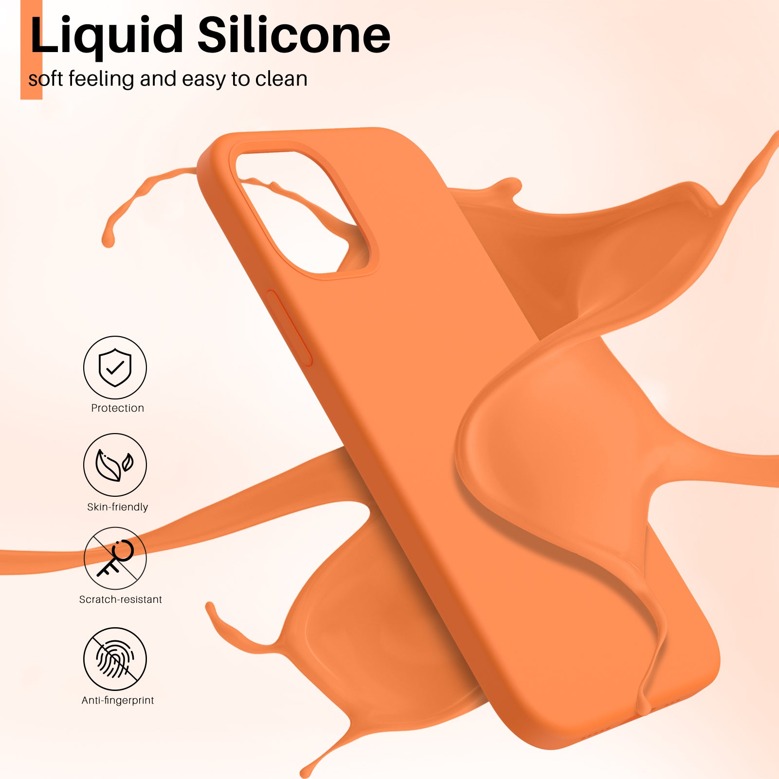 Liquid Silicone Case for iPhone 12 Series