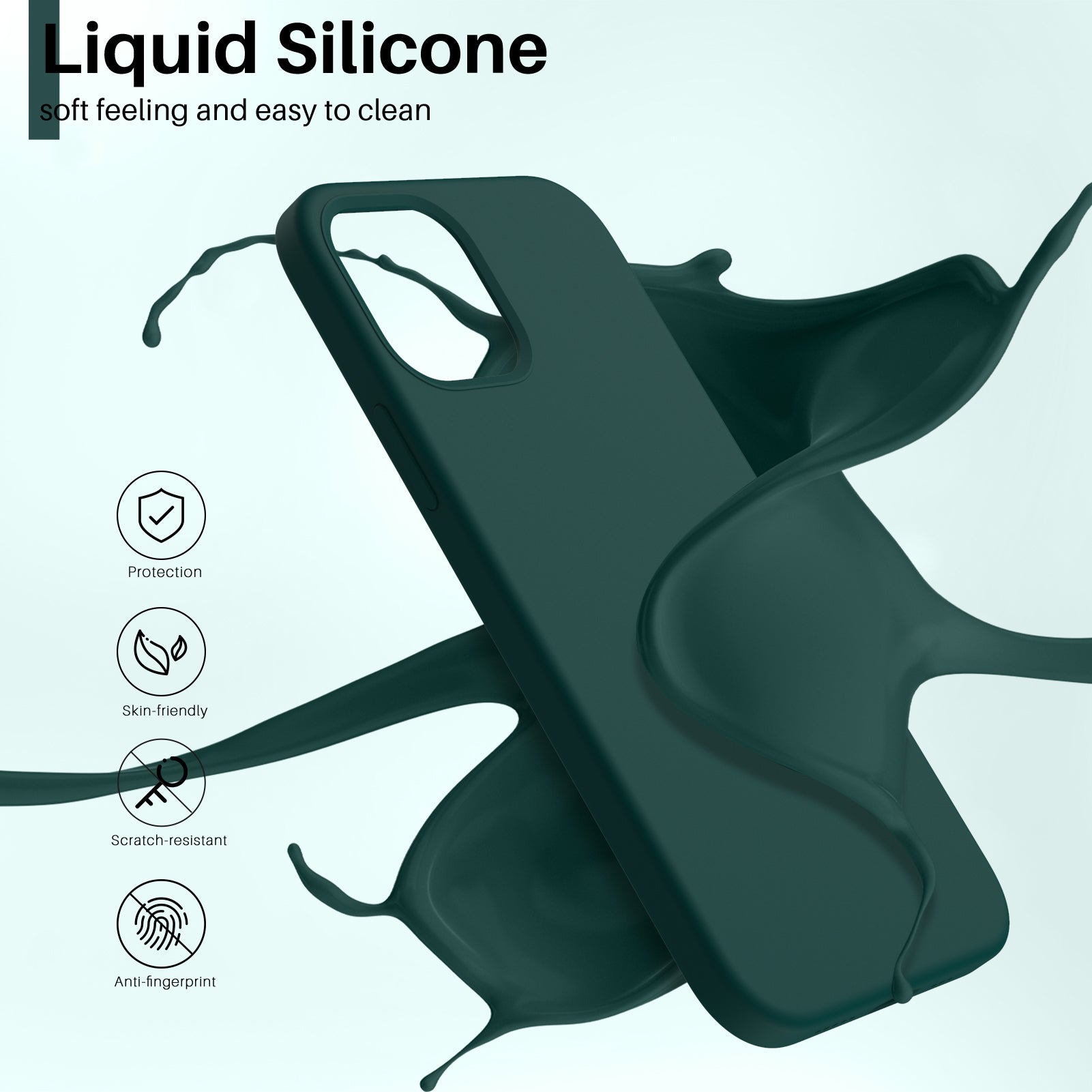 Liquid Silicone Case for iPhone 12 Series