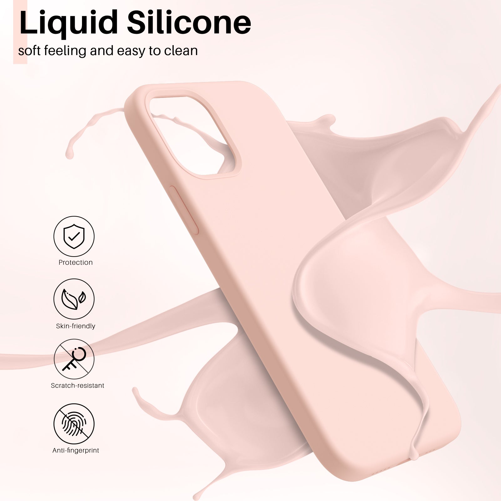 Liquid Silicone Case for iPhone 12 Series