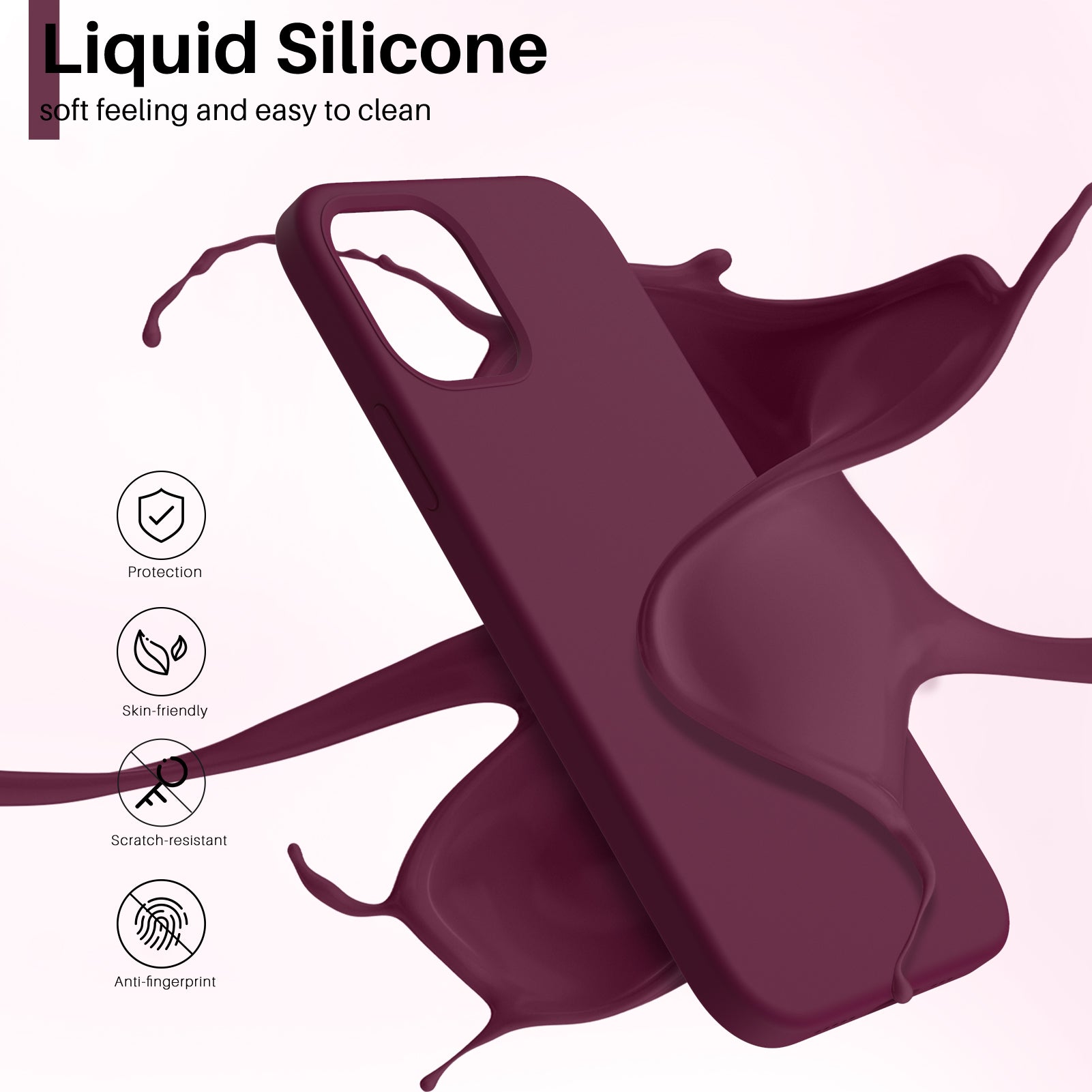 Liquid Silicone Case for iPhone 12 Series