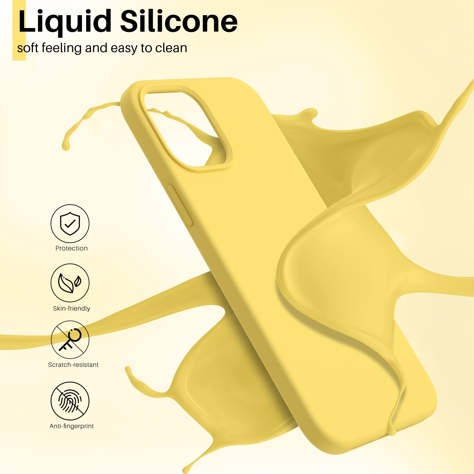 Liquid Silicone Case for iPhone 12 Series