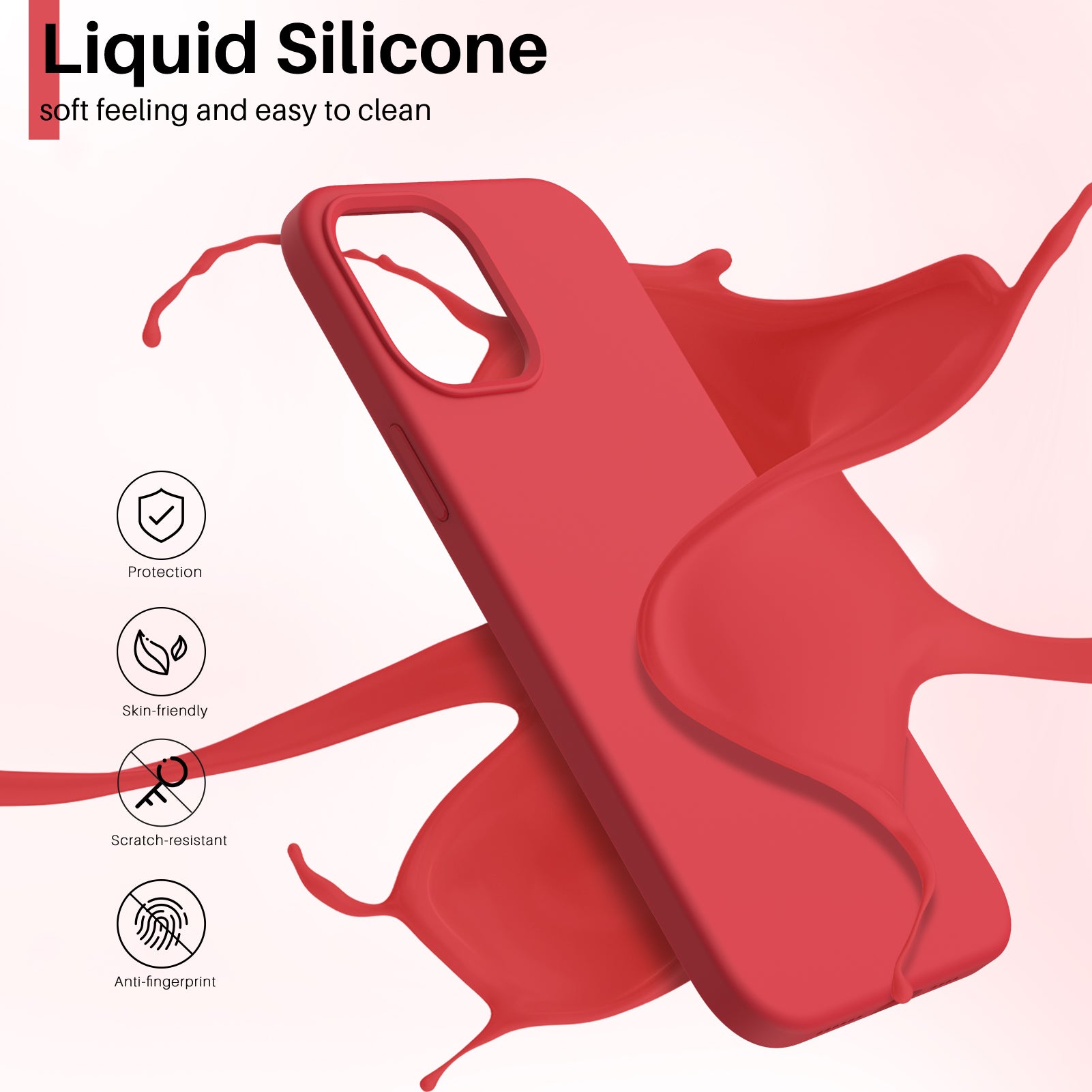 Liquid Silicone Case for iPhone 12 Series