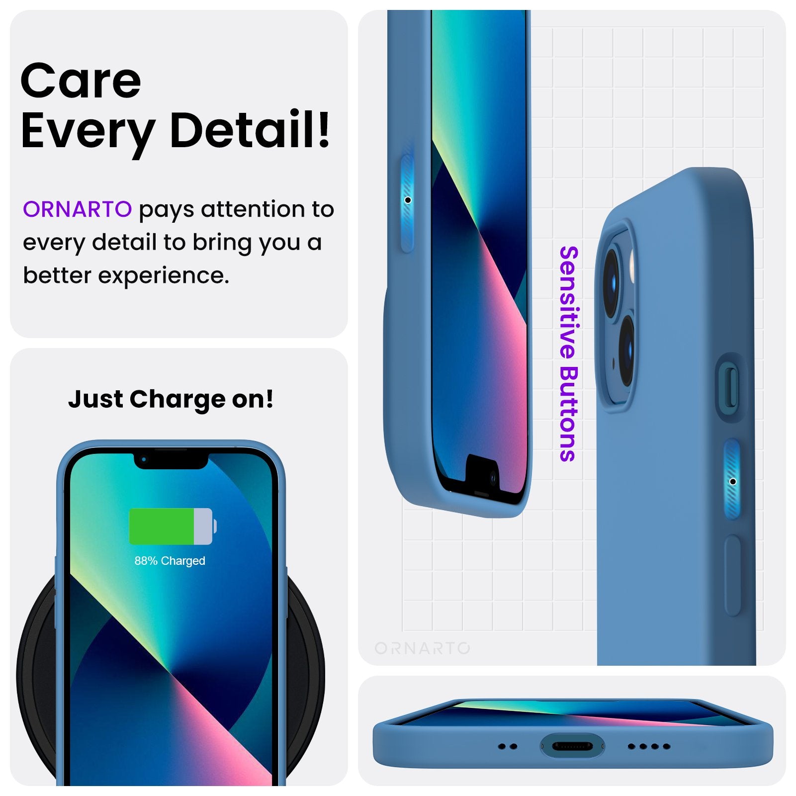 Liquid Silicone Case for iPhone 13 Series