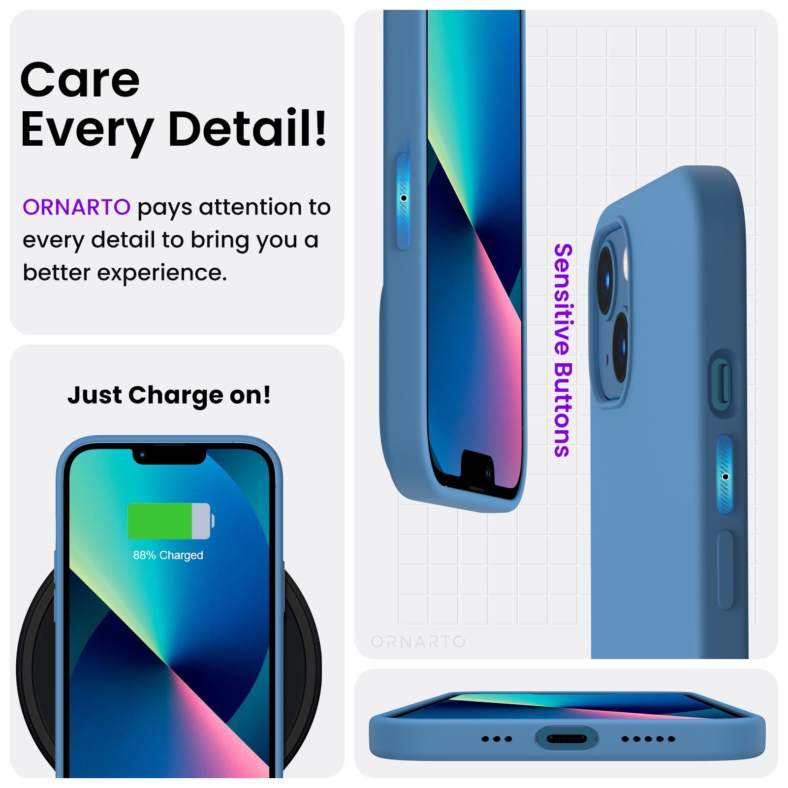 Liquid Silicone Case for iPhone 13 Series