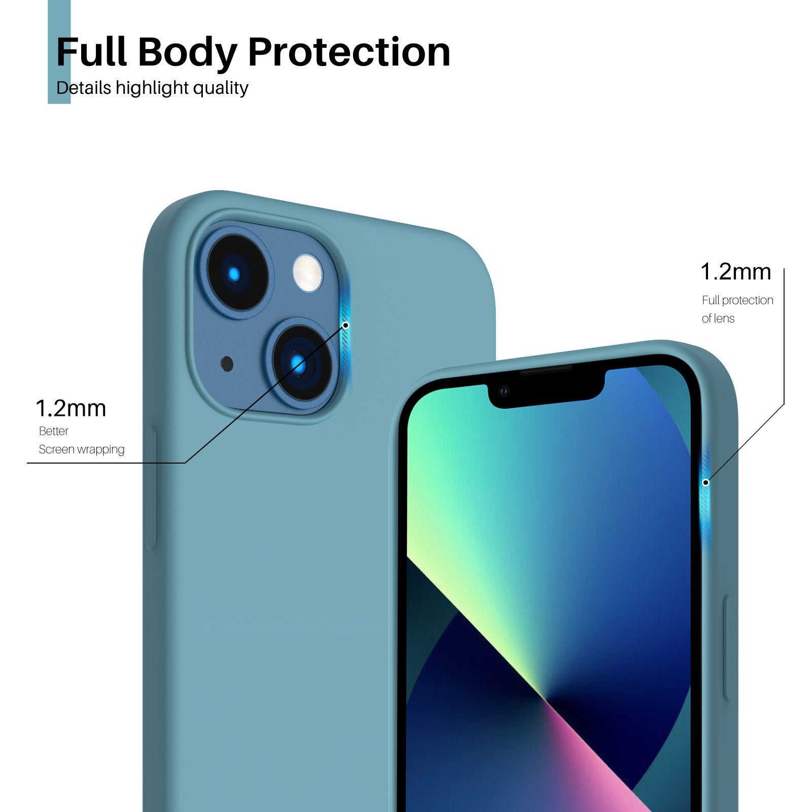 Liquid Silicone Case for iPhone 13 Series