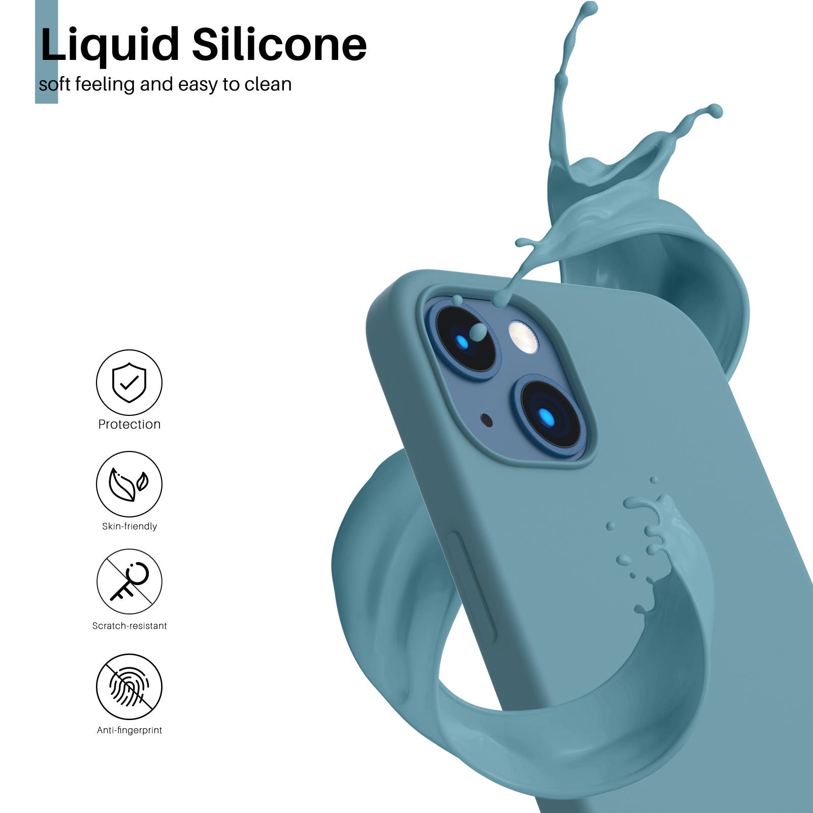 Liquid Silicone Case for iPhone 13 Series