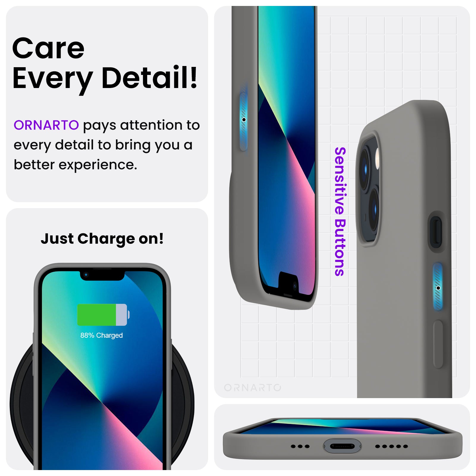 Liquid Silicone Case for iPhone 13 Series