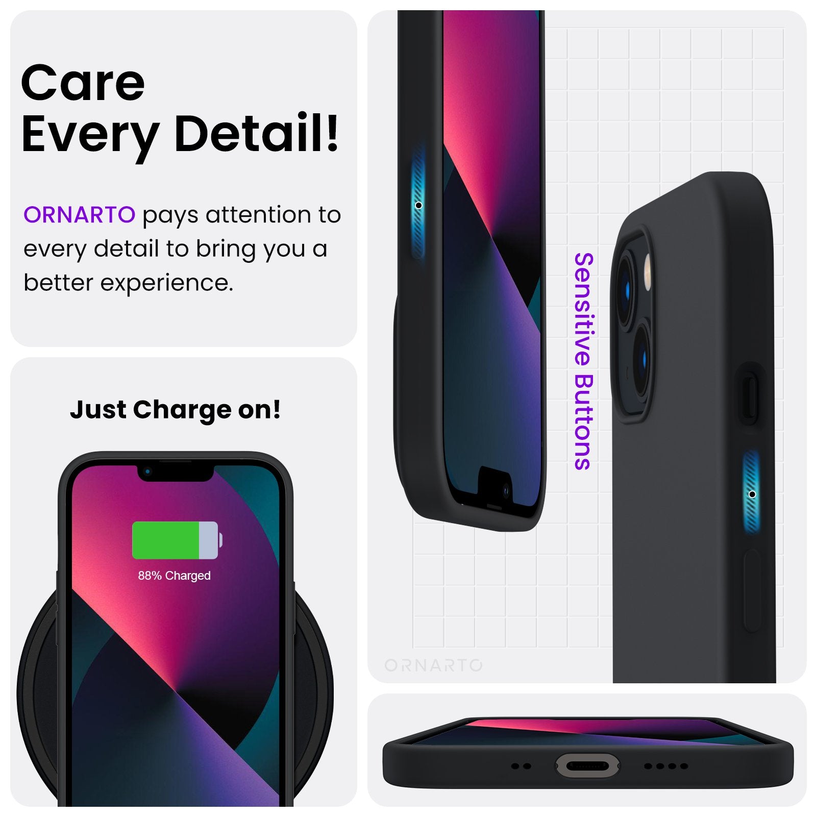 Liquid Silicone Case for iPhone 13 Series