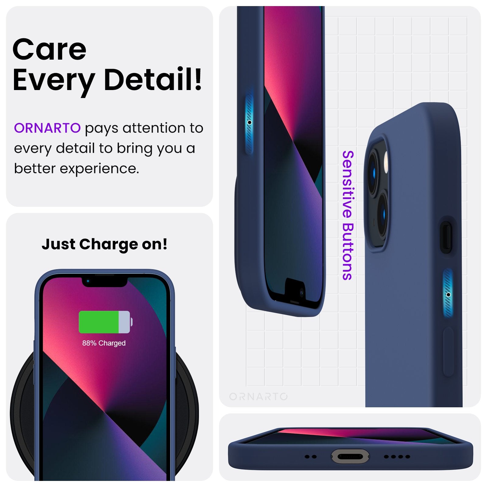 Liquid Silicone Case for iPhone 13 Series