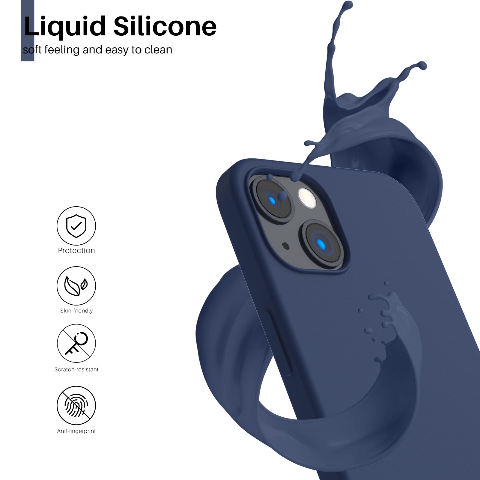 Liquid Silicone Case for iPhone 13 Series