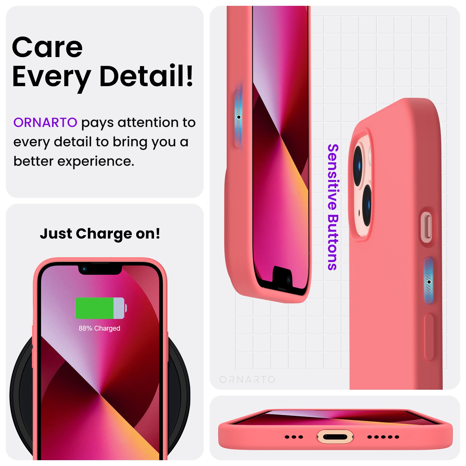 Liquid Silicone Case for iPhone 13 Series